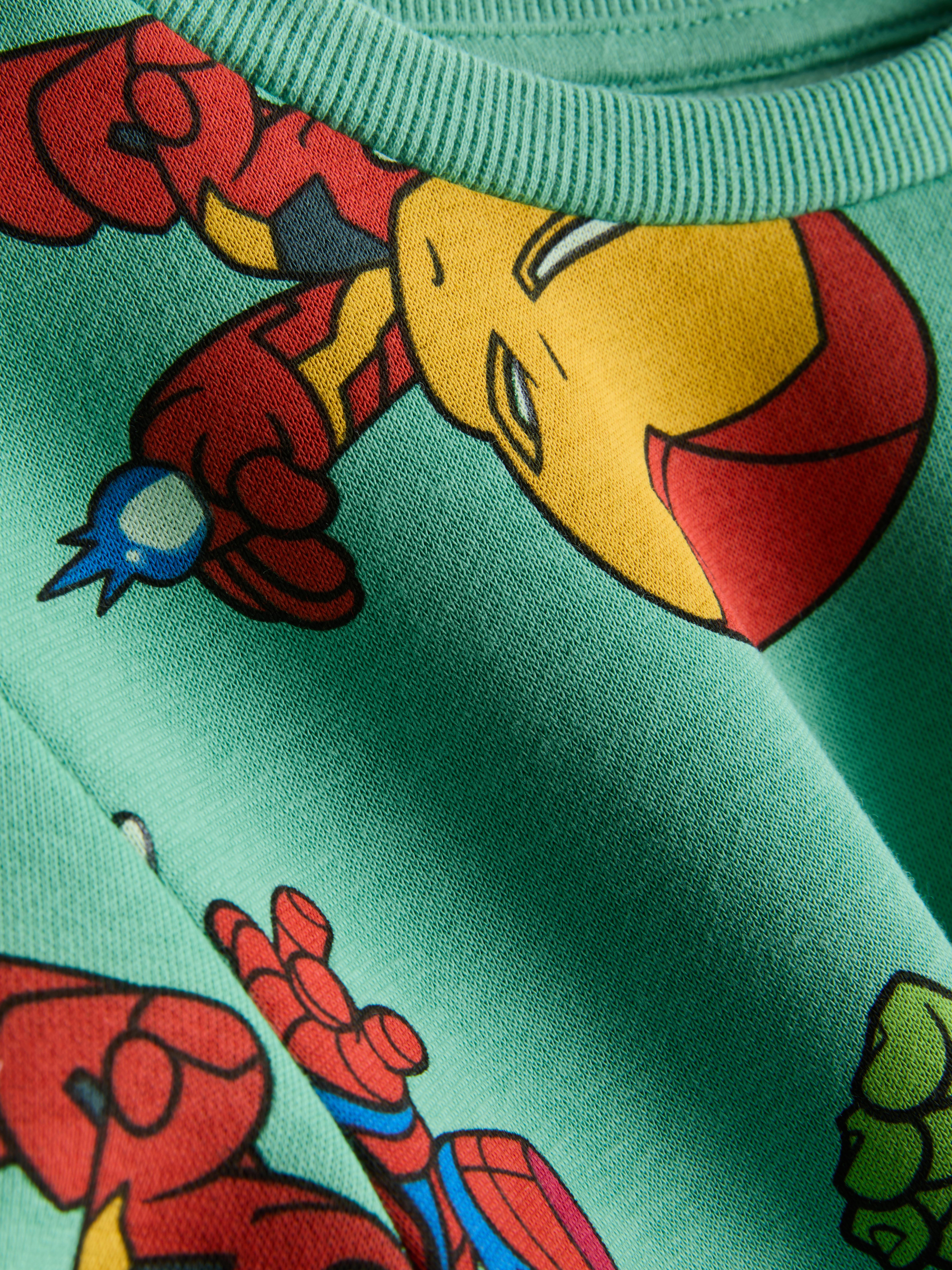 Boys Green 1.5-8yrs | MARVEL Characters Sweatshirt