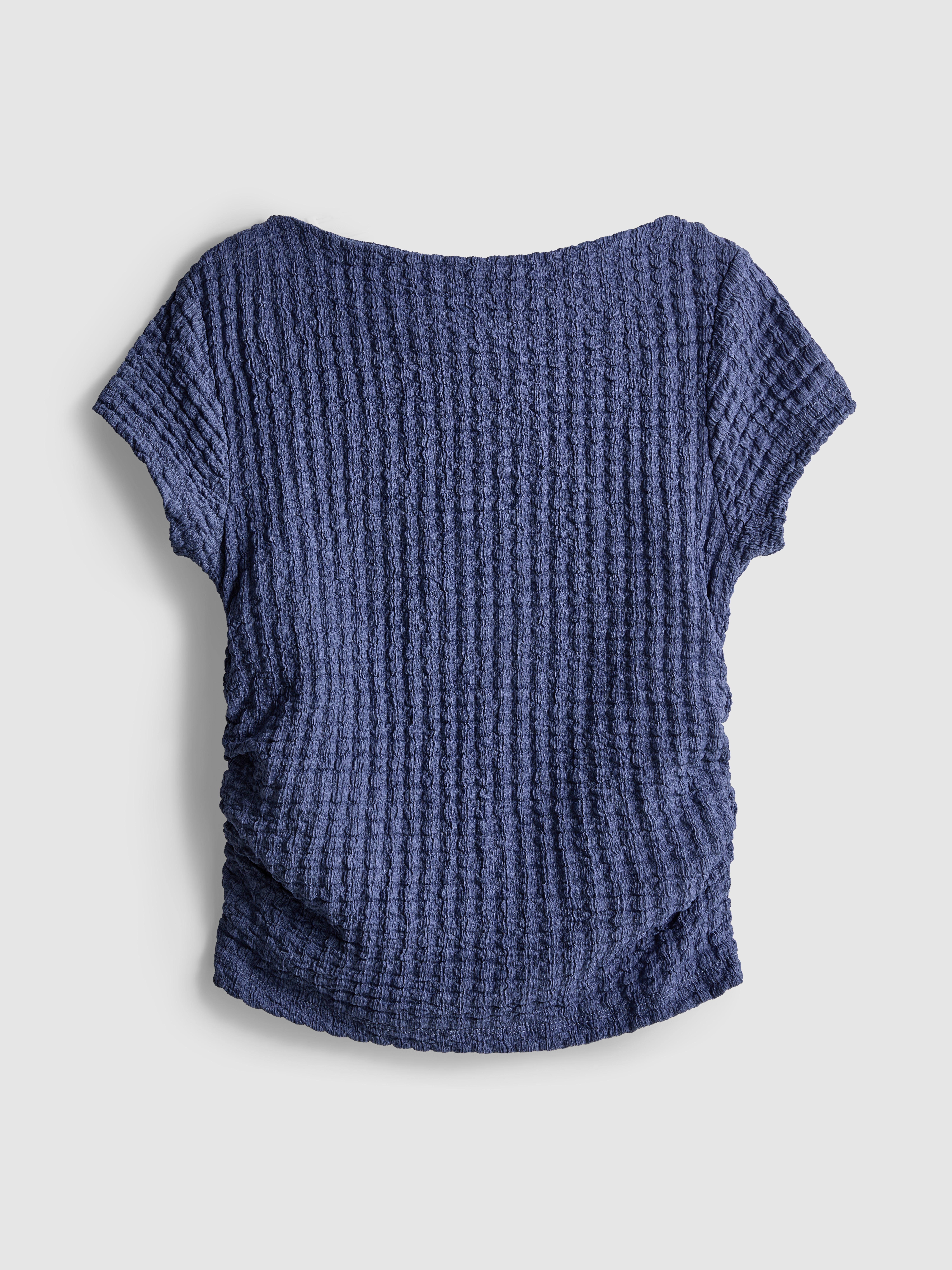 7-15yrs | Crinkle Lettuce Trim T-Shirt