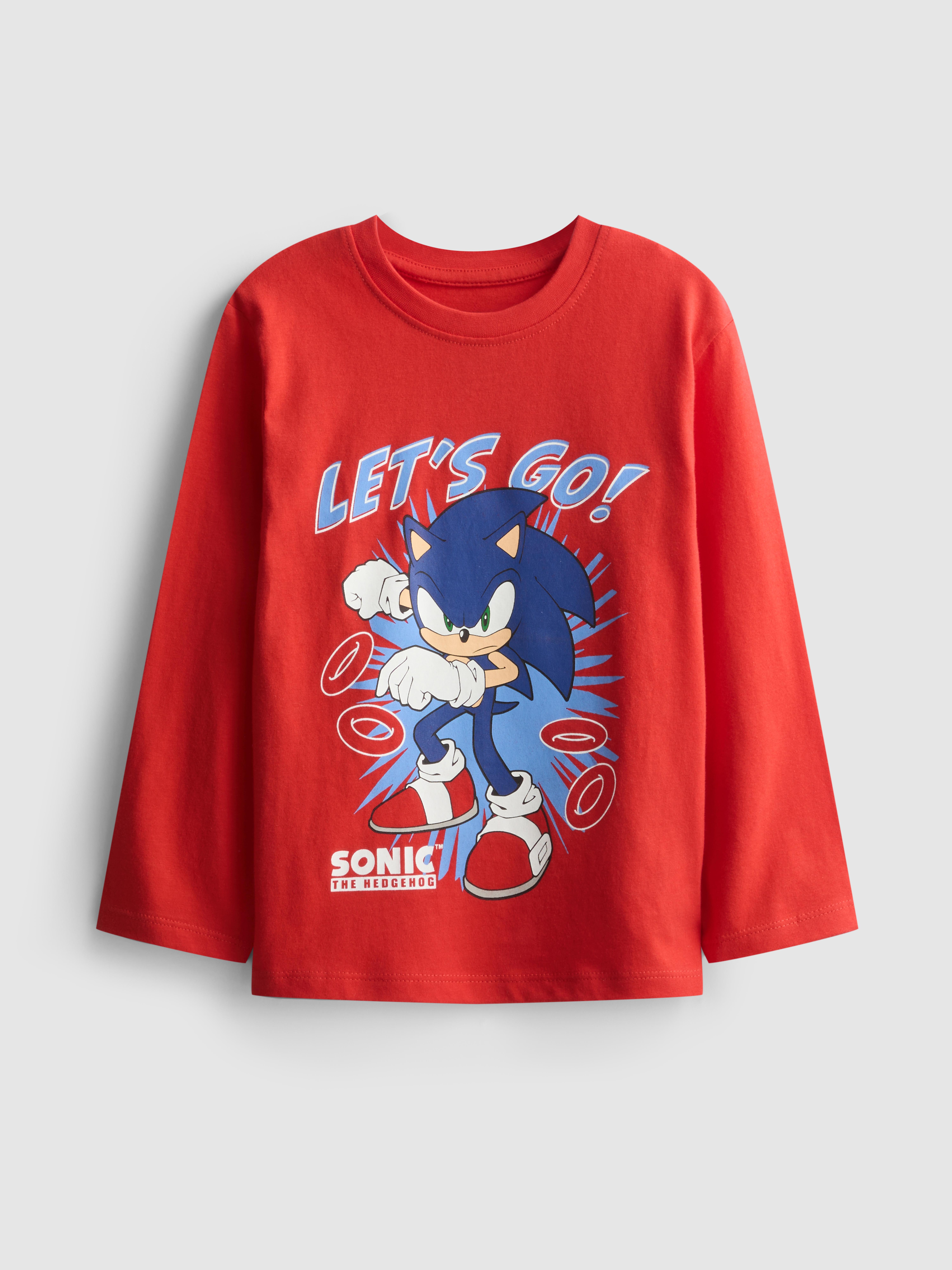3-8yrs | Sonic The Hedgehog Long Sleeve T-Shirt