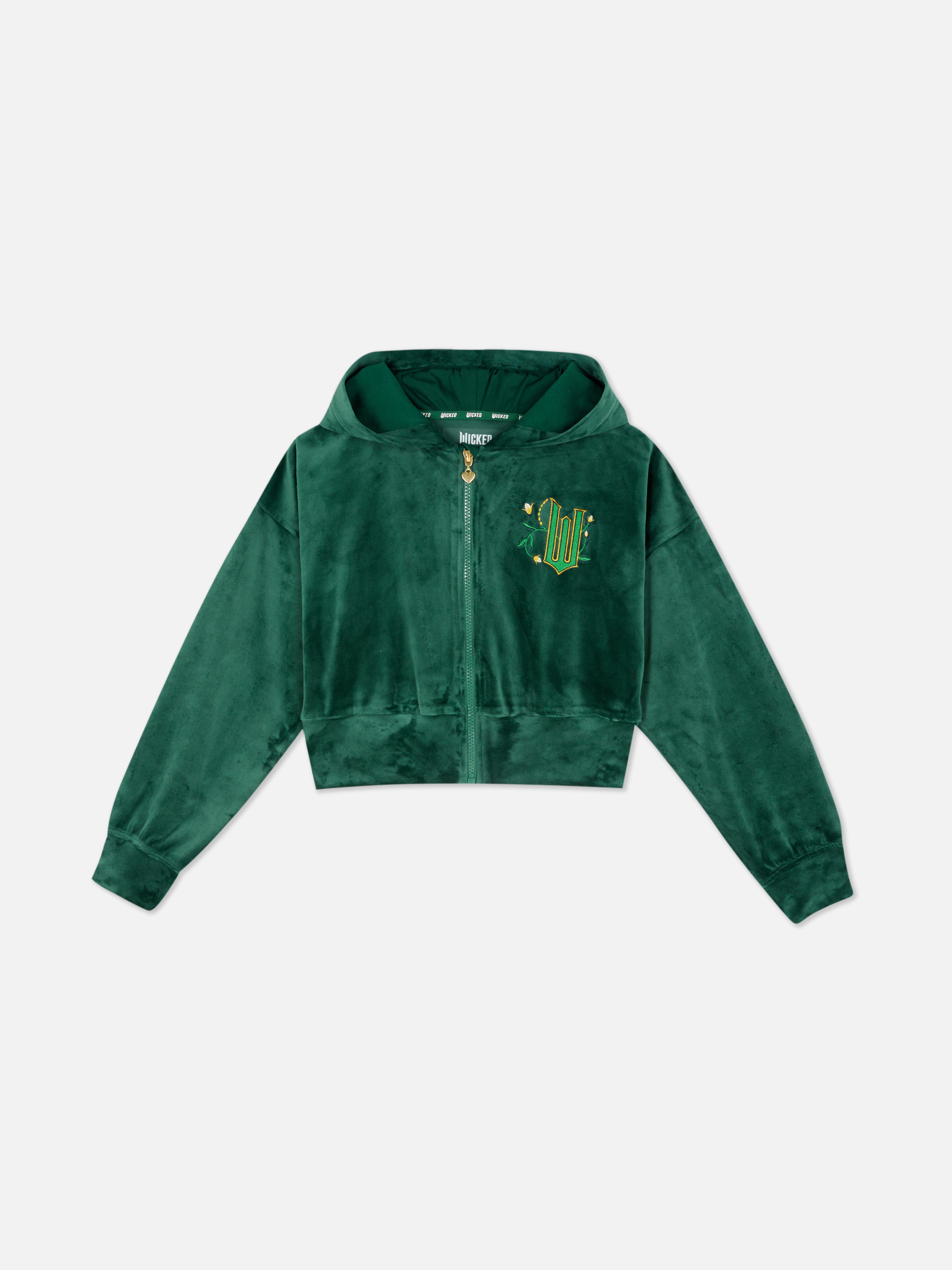 7–15 Jahre | „Wicked The Movie Elphaba“ Hoodie mit Reißverschluss