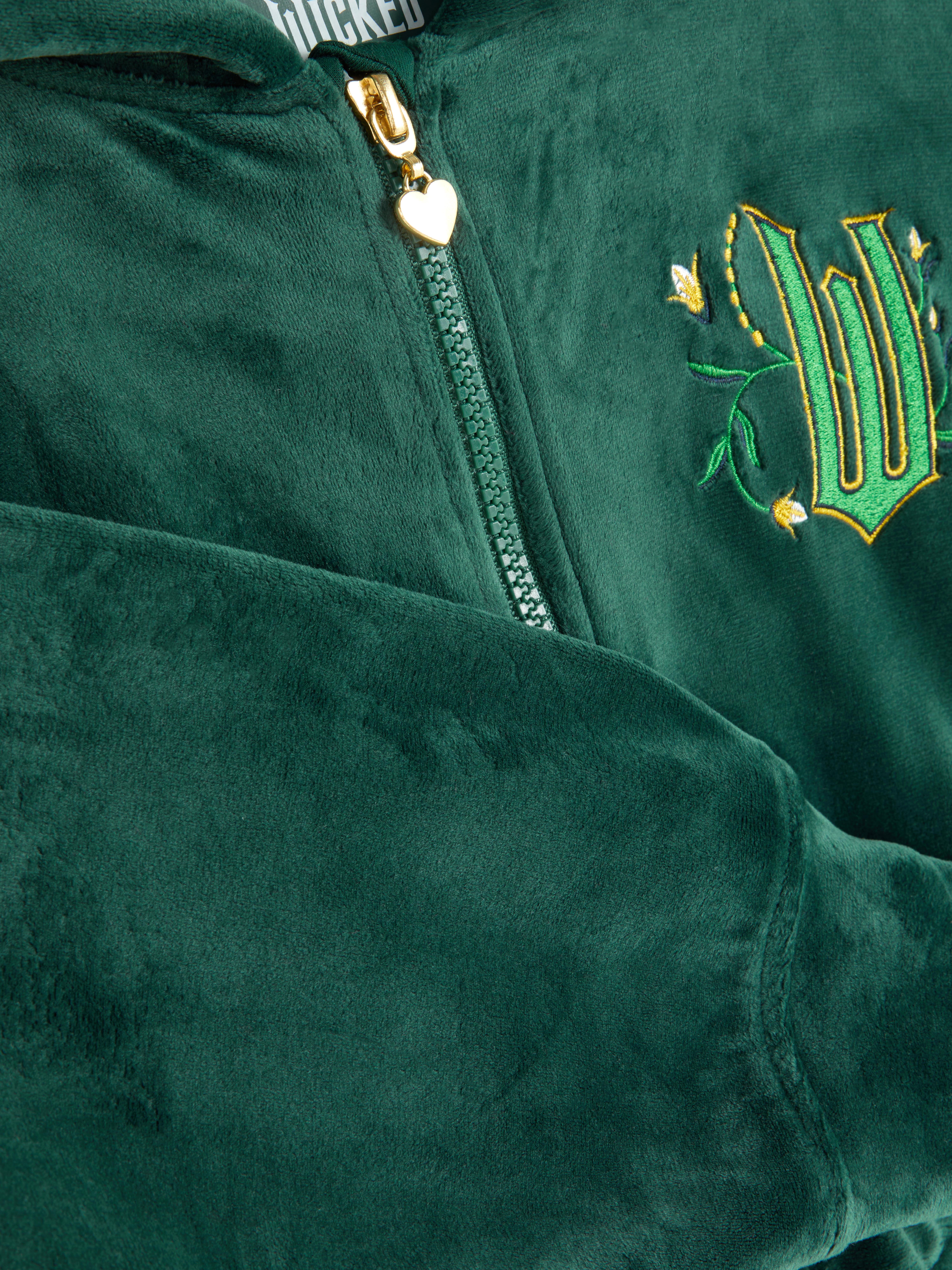 7–15 Jahre | „Wicked The Movie Elphaba“ Hoodie mit Reißverschluss