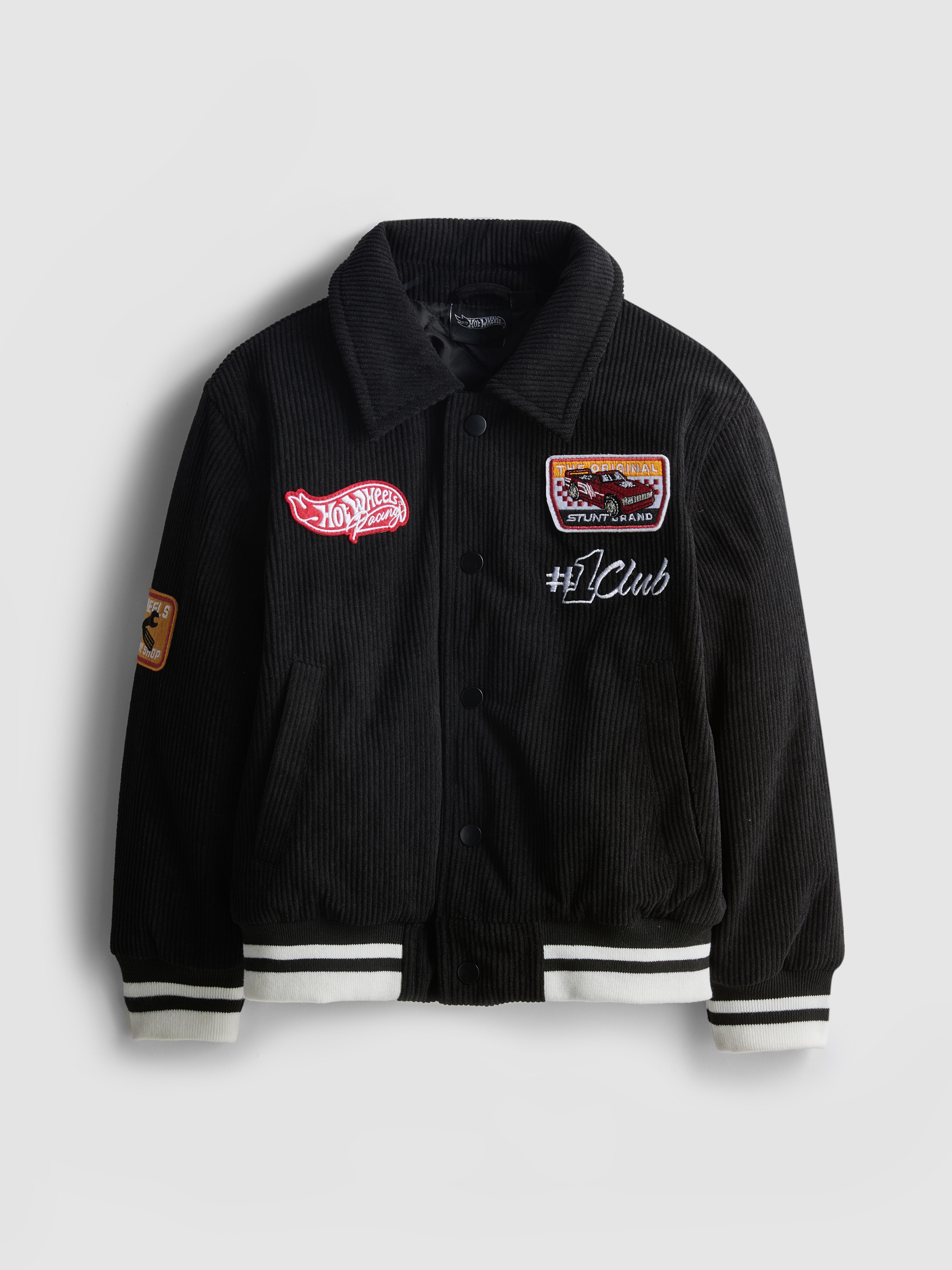 1,5-8 anos | Casaco estilo universitário Hot Wheels