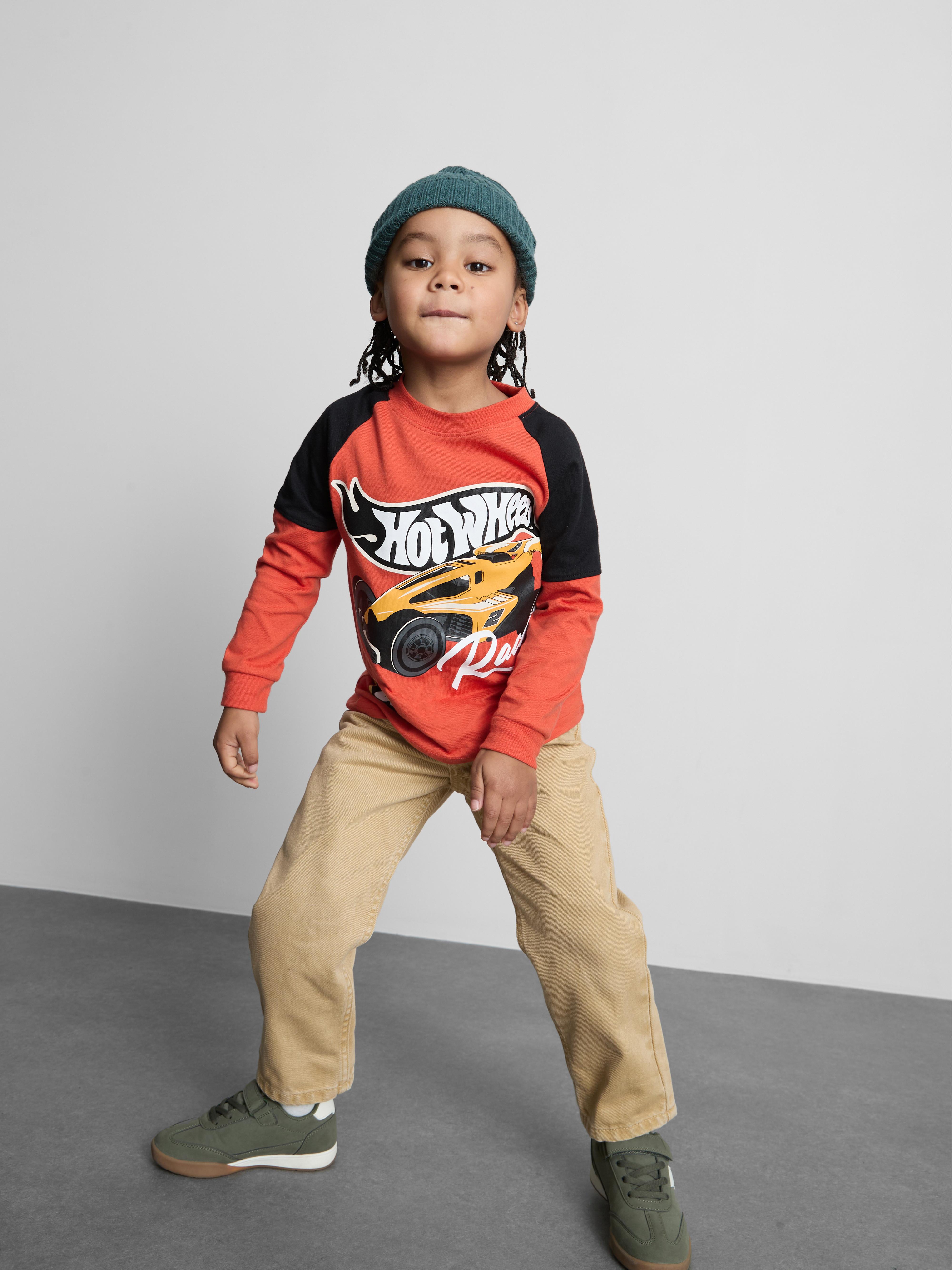 2-8 jr | T-shirt met lange mouwen Hot Wheels