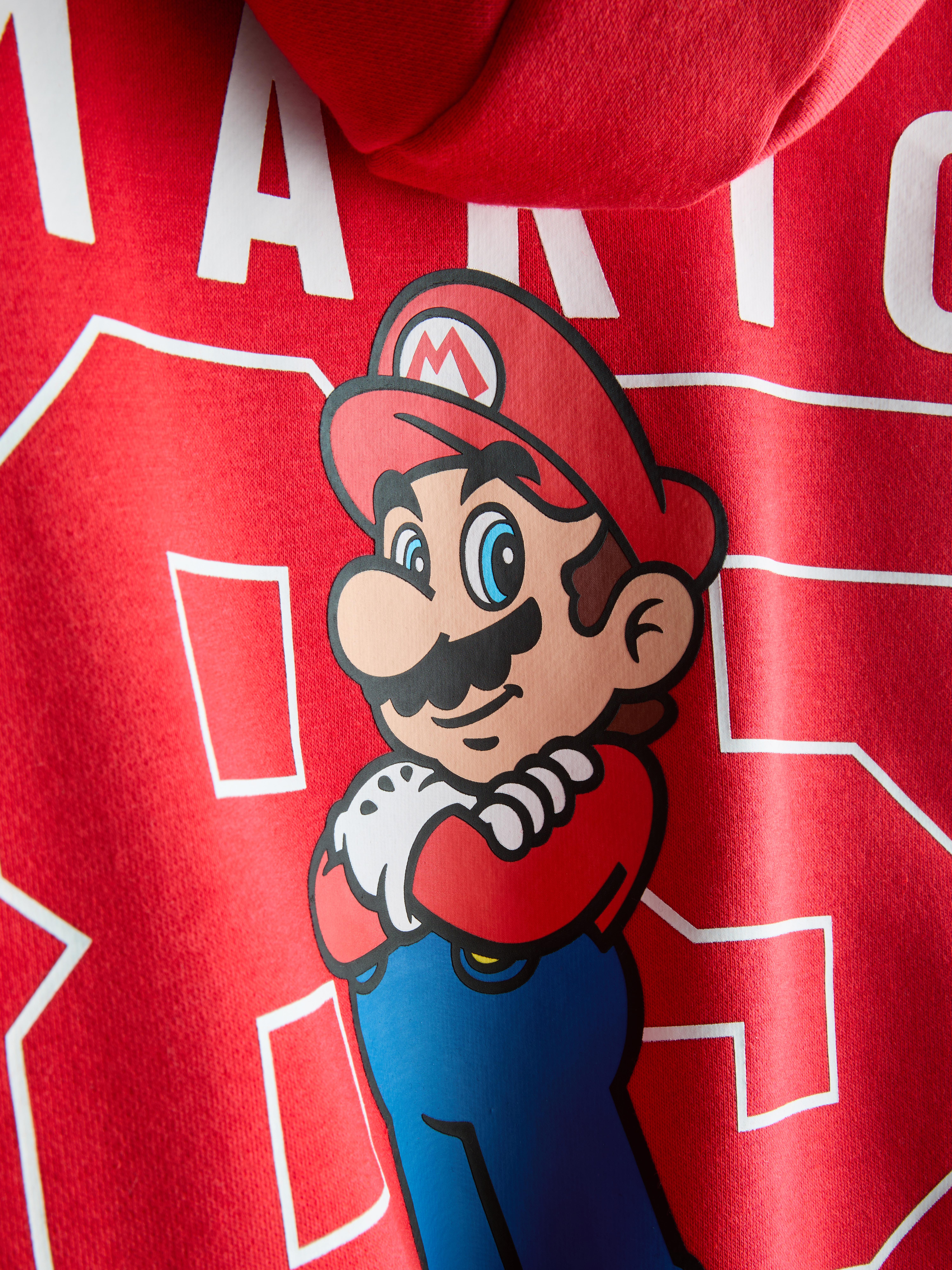 Boys Red 1.5-8yrs | Super Mario Hoodie