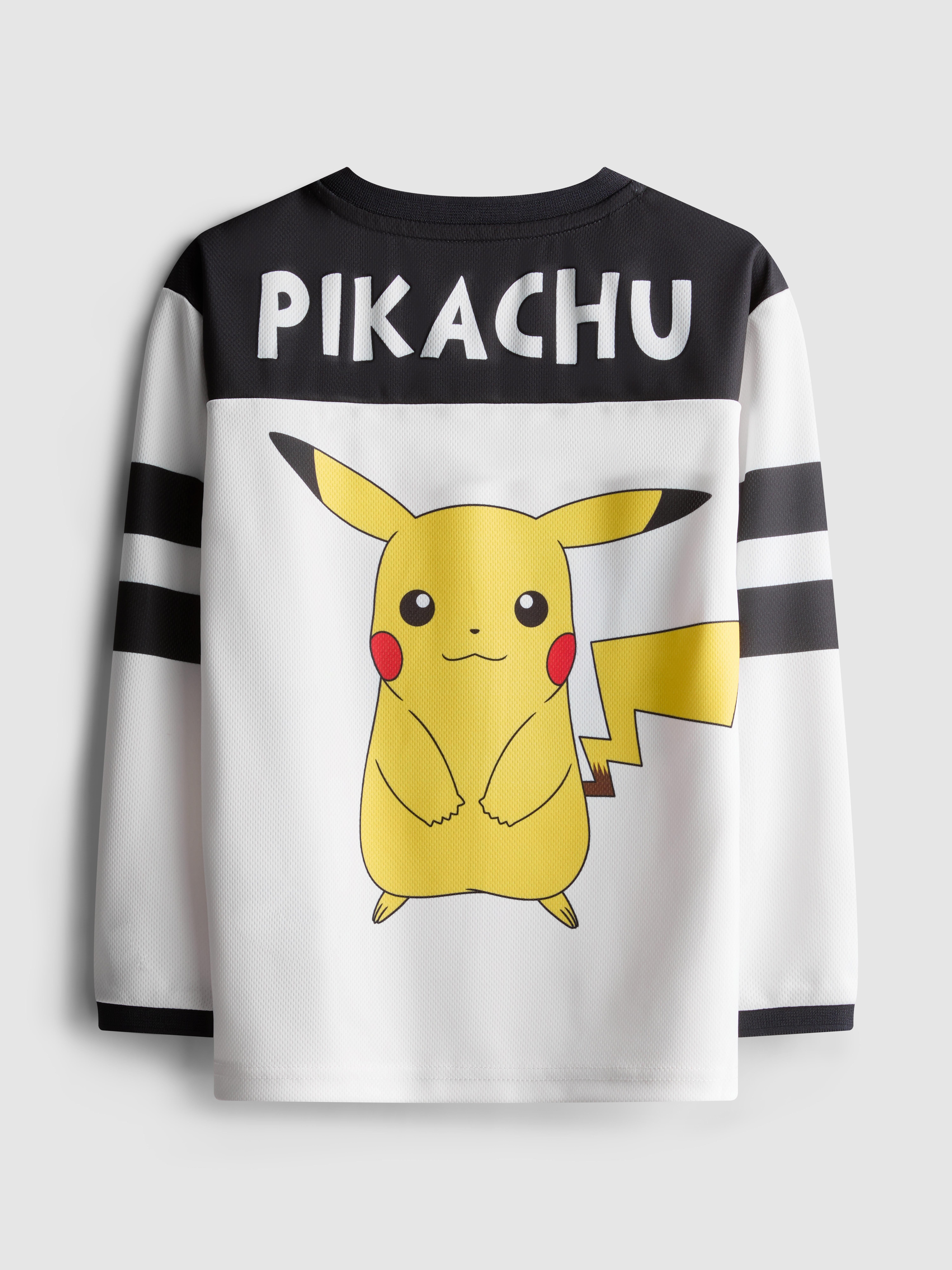 Boys Ivory 3-8yrs | Pokémon Pikachu Long Sleeve T-Shirt
