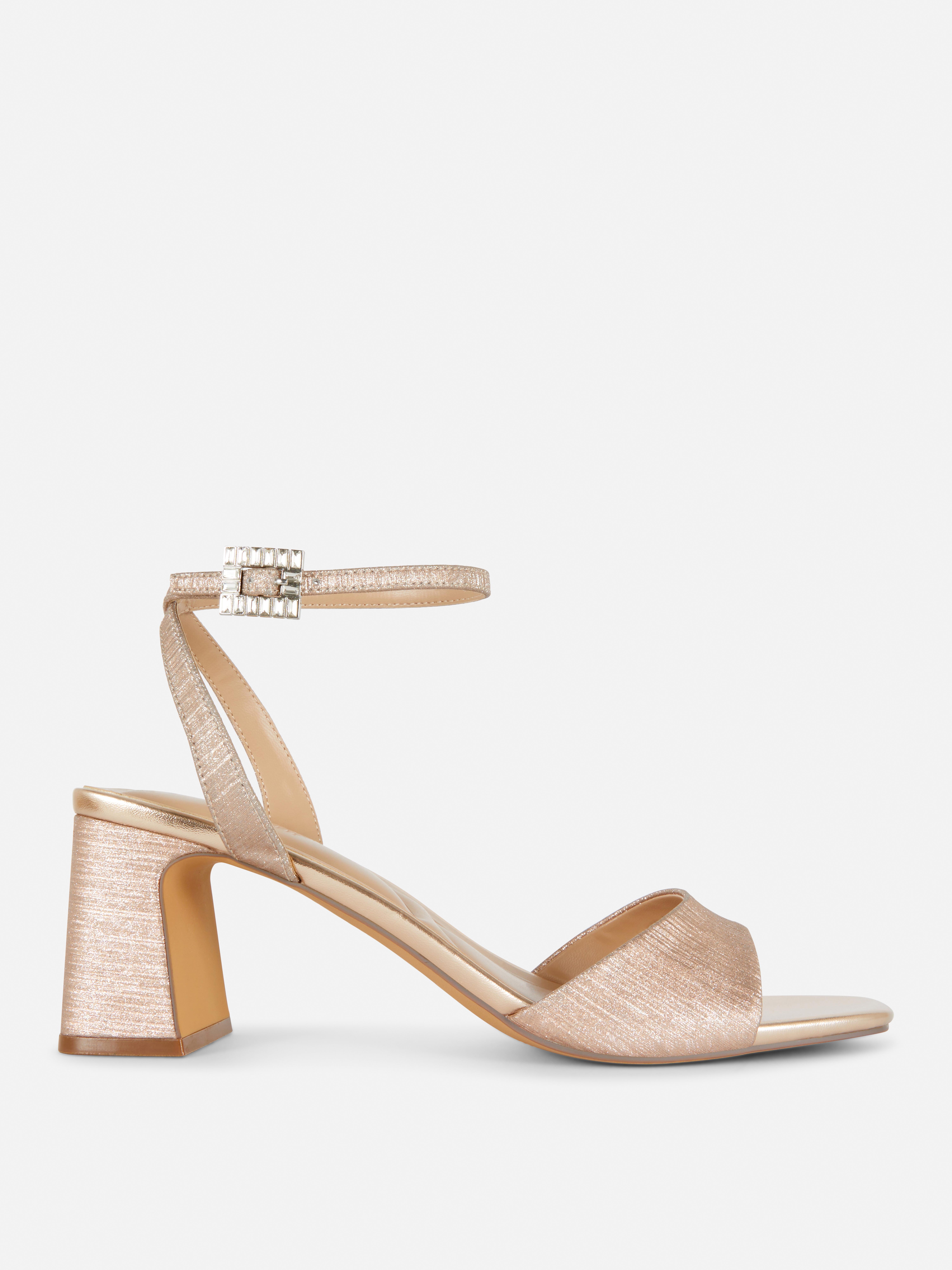 Wide Fit Block Heel Sandals
