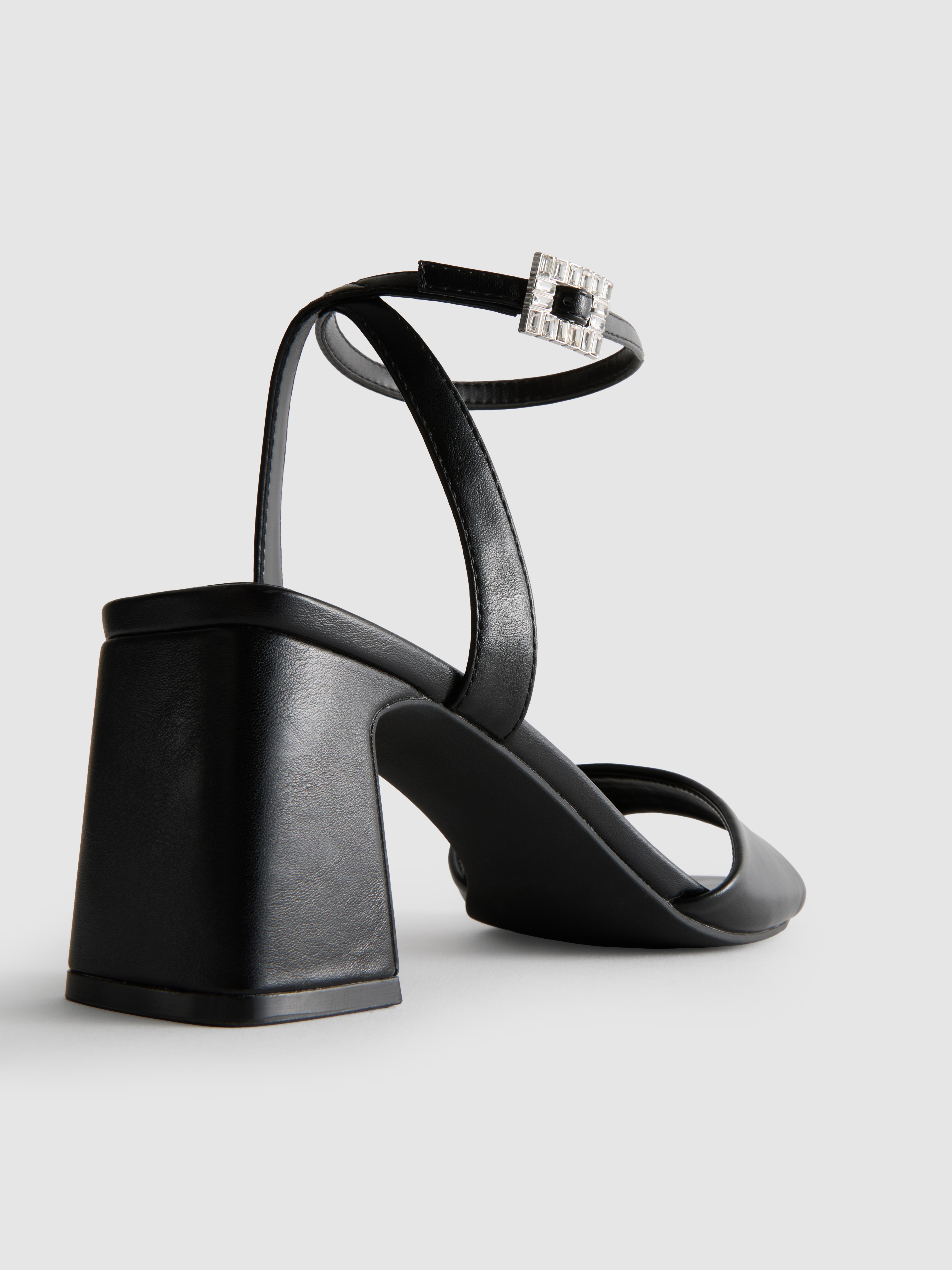 Wide Fit Block Heel Sandals