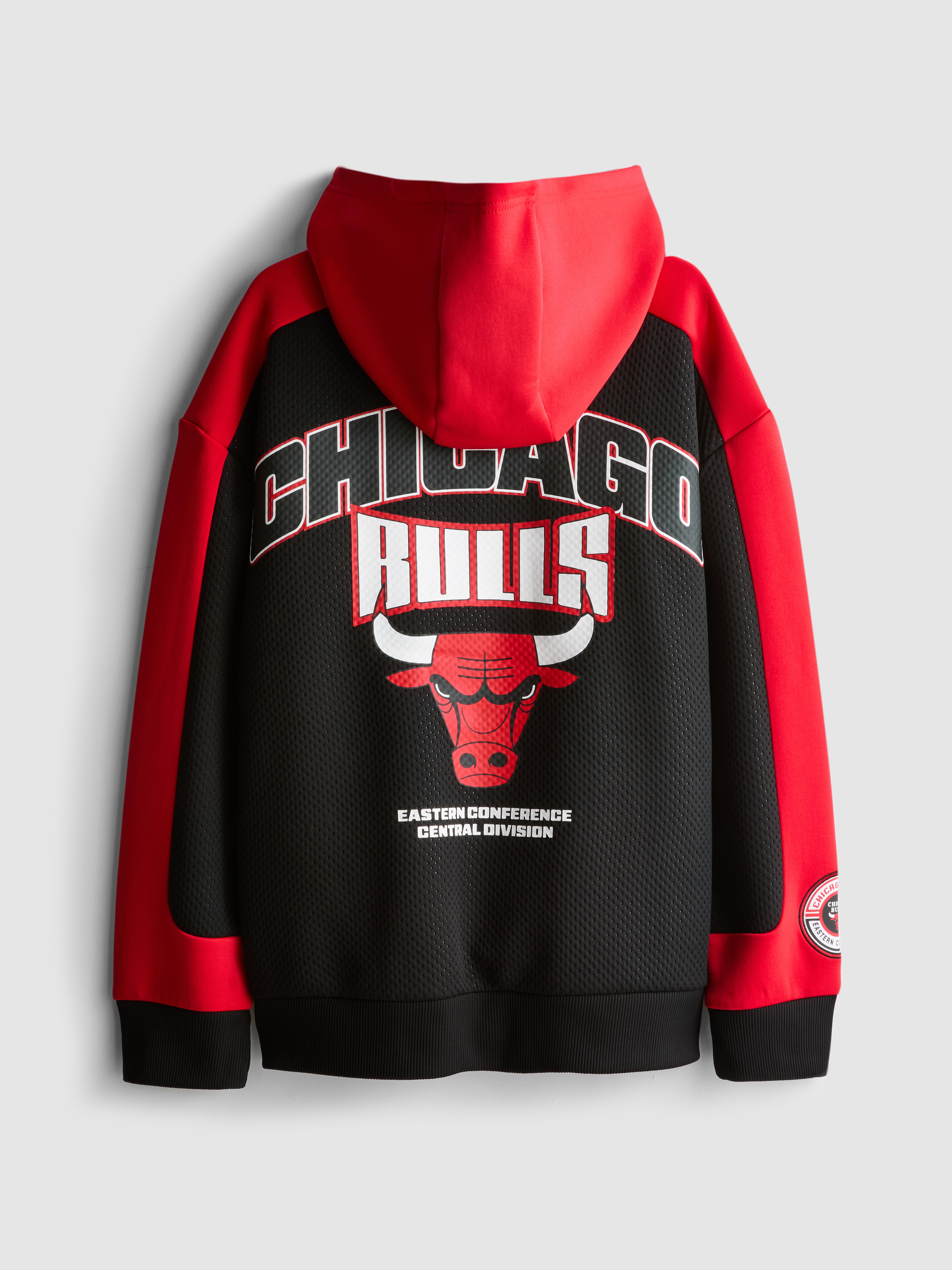 7-15 anos | Camisola capuz NBA Chicago Bulls