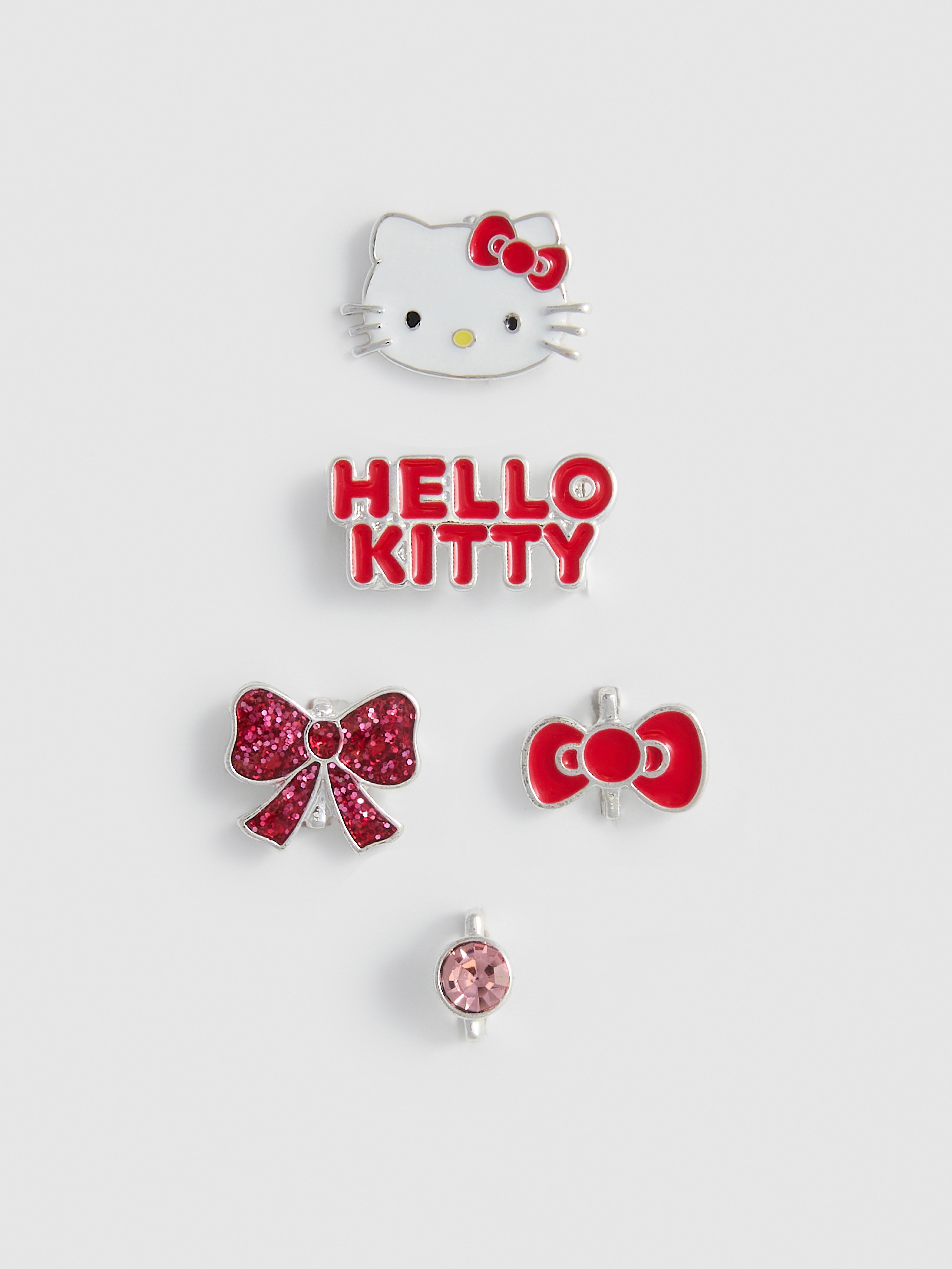 Pack de 6 adornos para zapatos de Hello Kitty