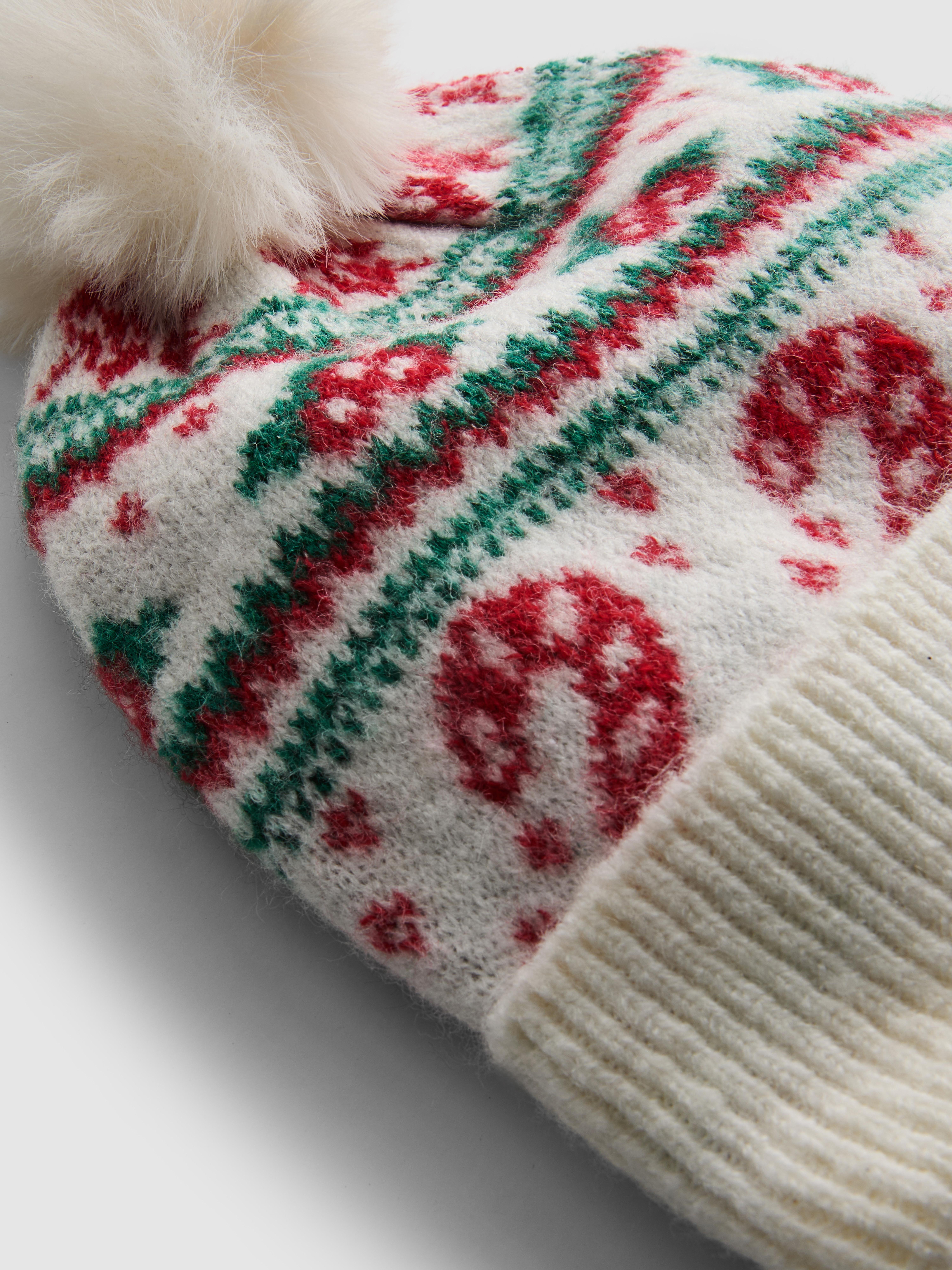 Christmas Fair Isle Beanie