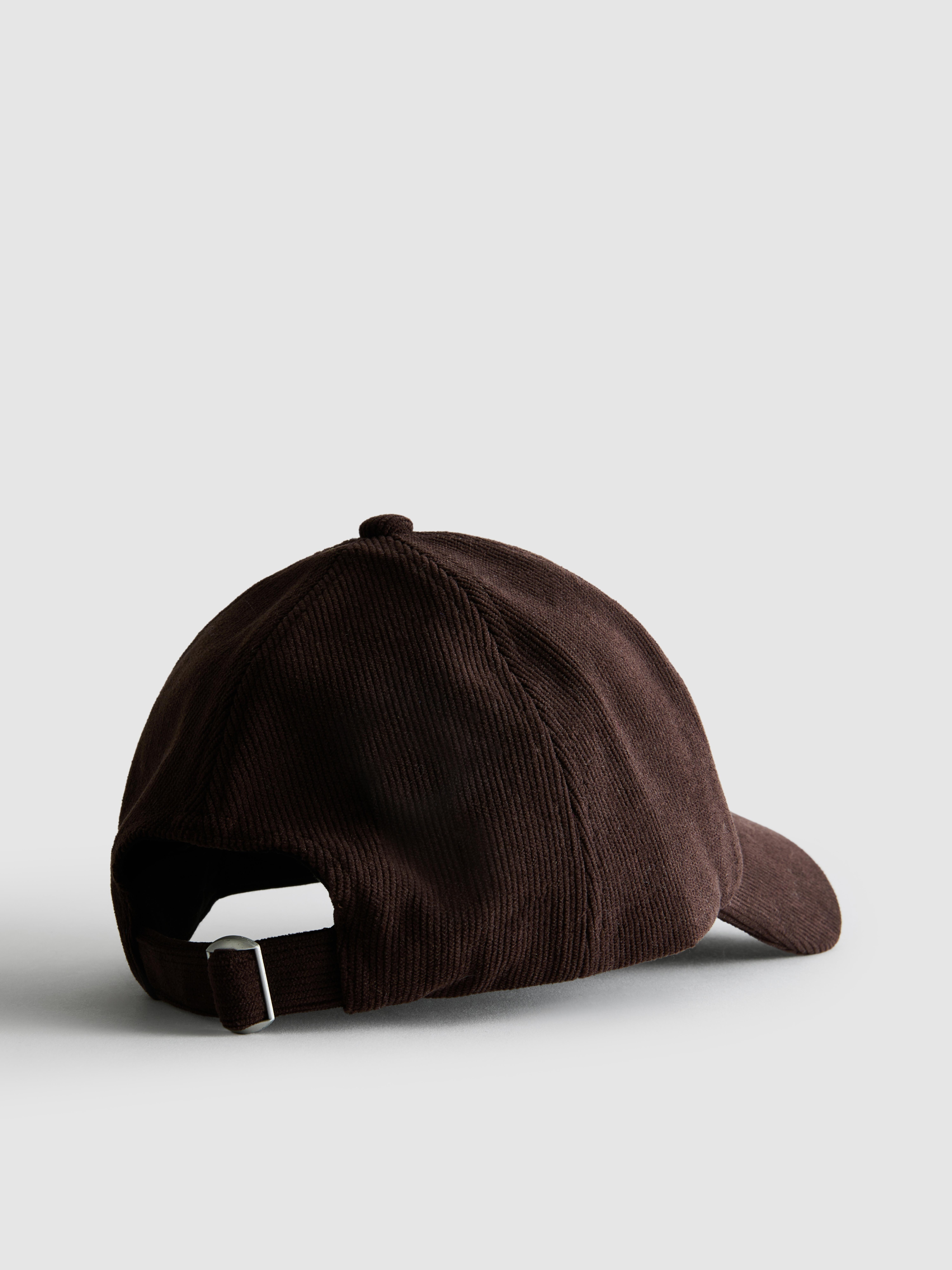Corduroy Initial Baseball Cap