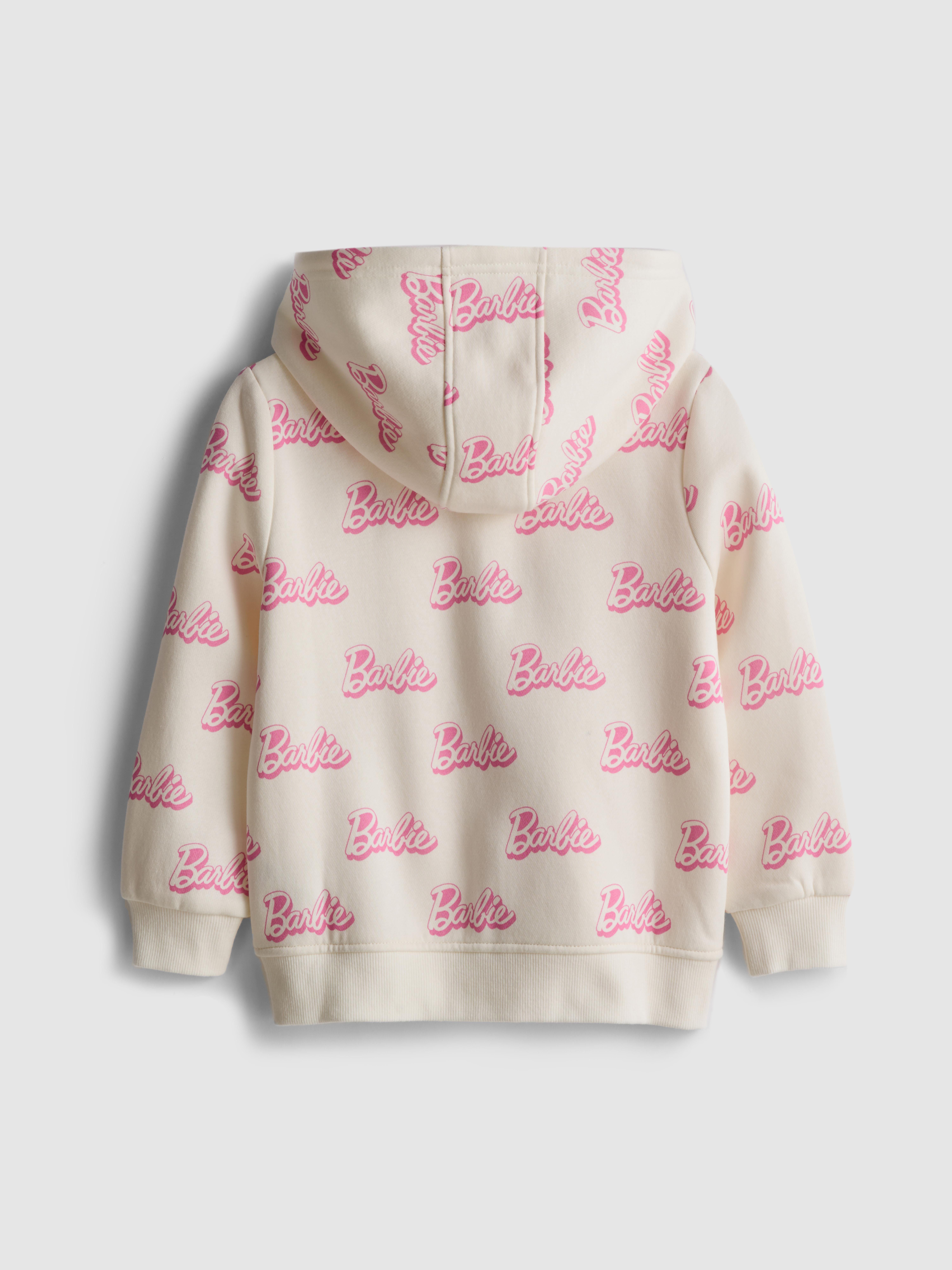 Girls Ivory 1.5-8yrs | Barbie Zip-Up Hoodie