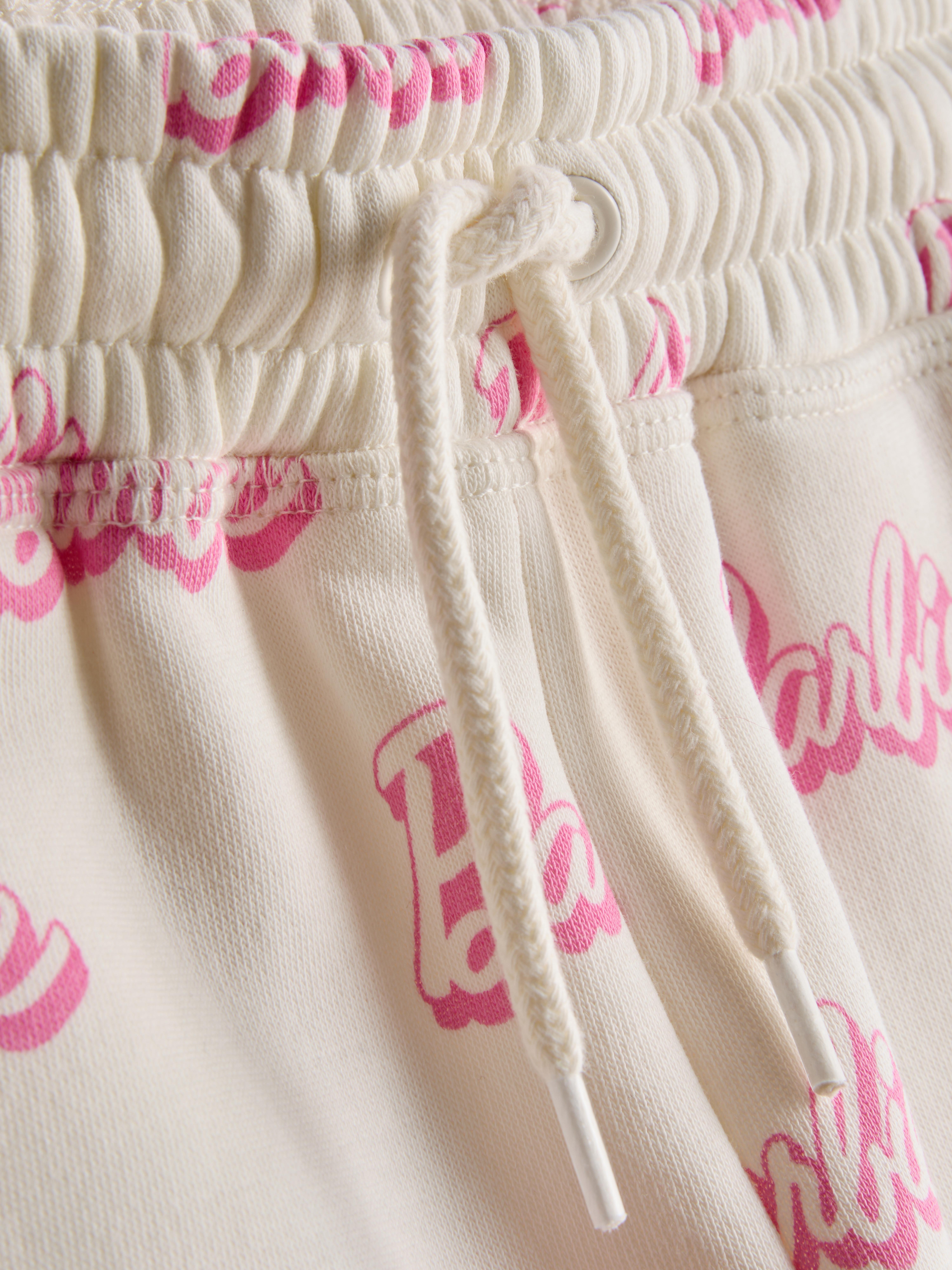 Girls Ivory 1.5-8yrs | Barbie Cuffed Joggers