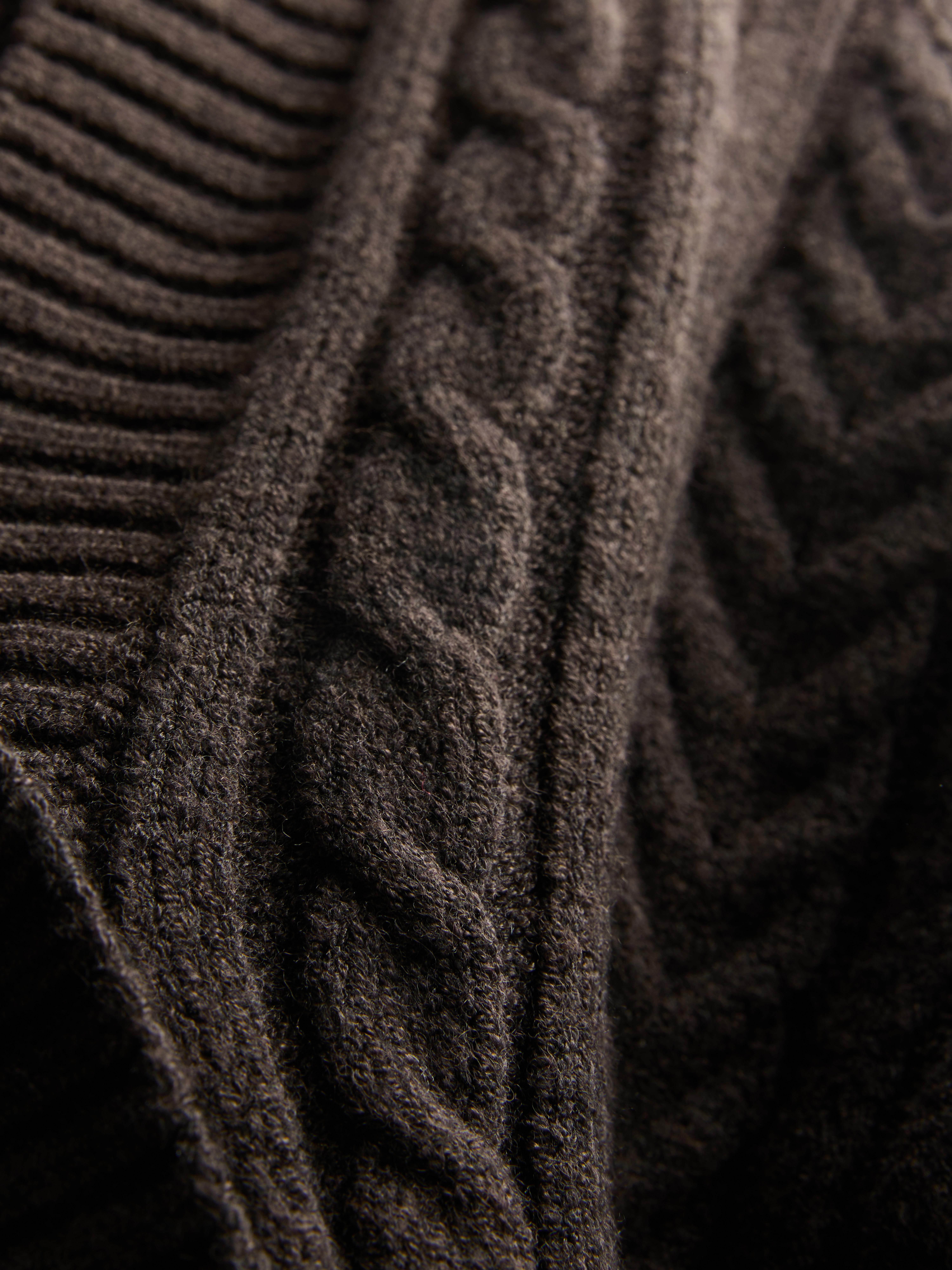 Cable Knit Sculpted Cardigan