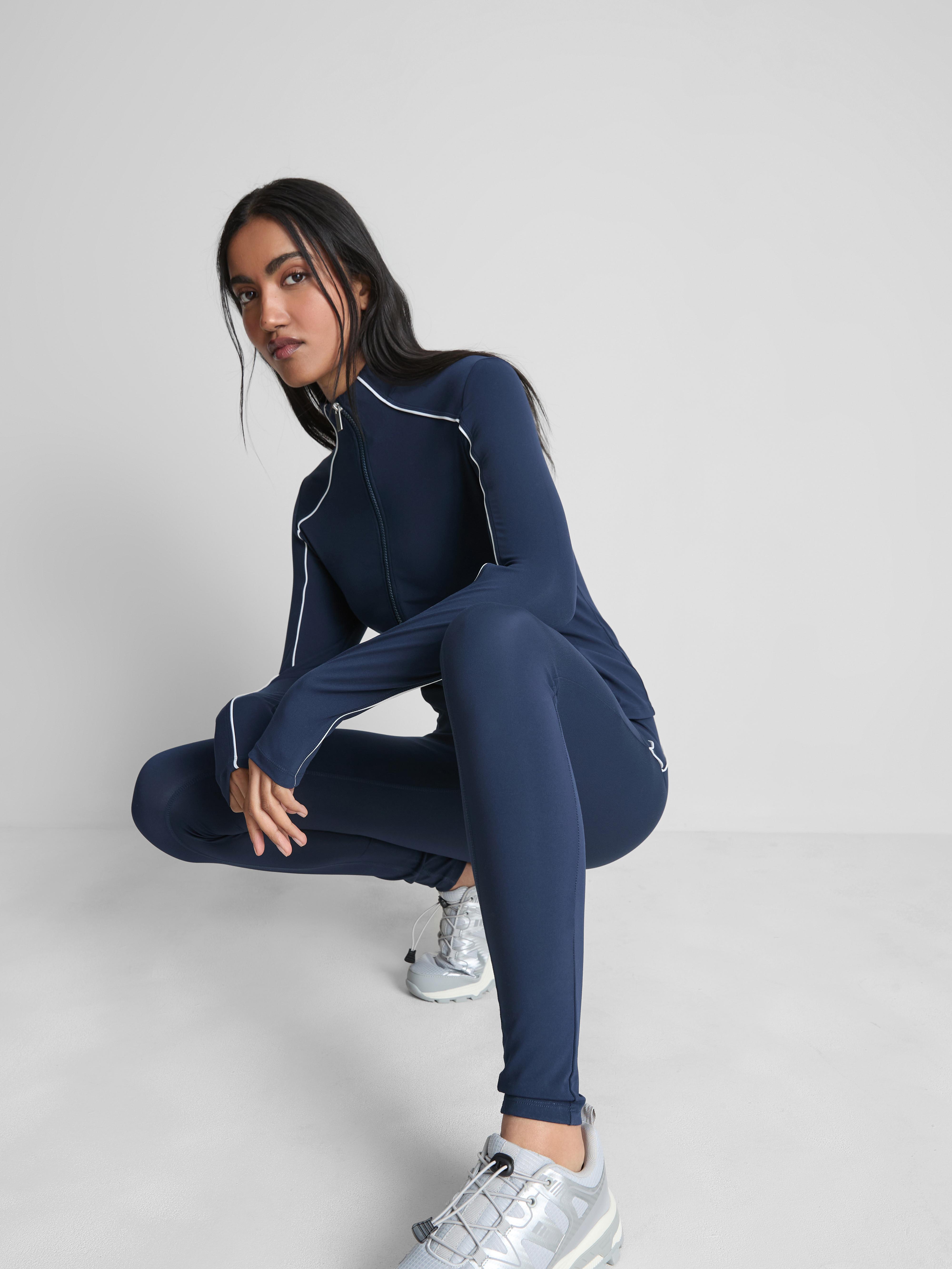 High Collar Piping Jacket