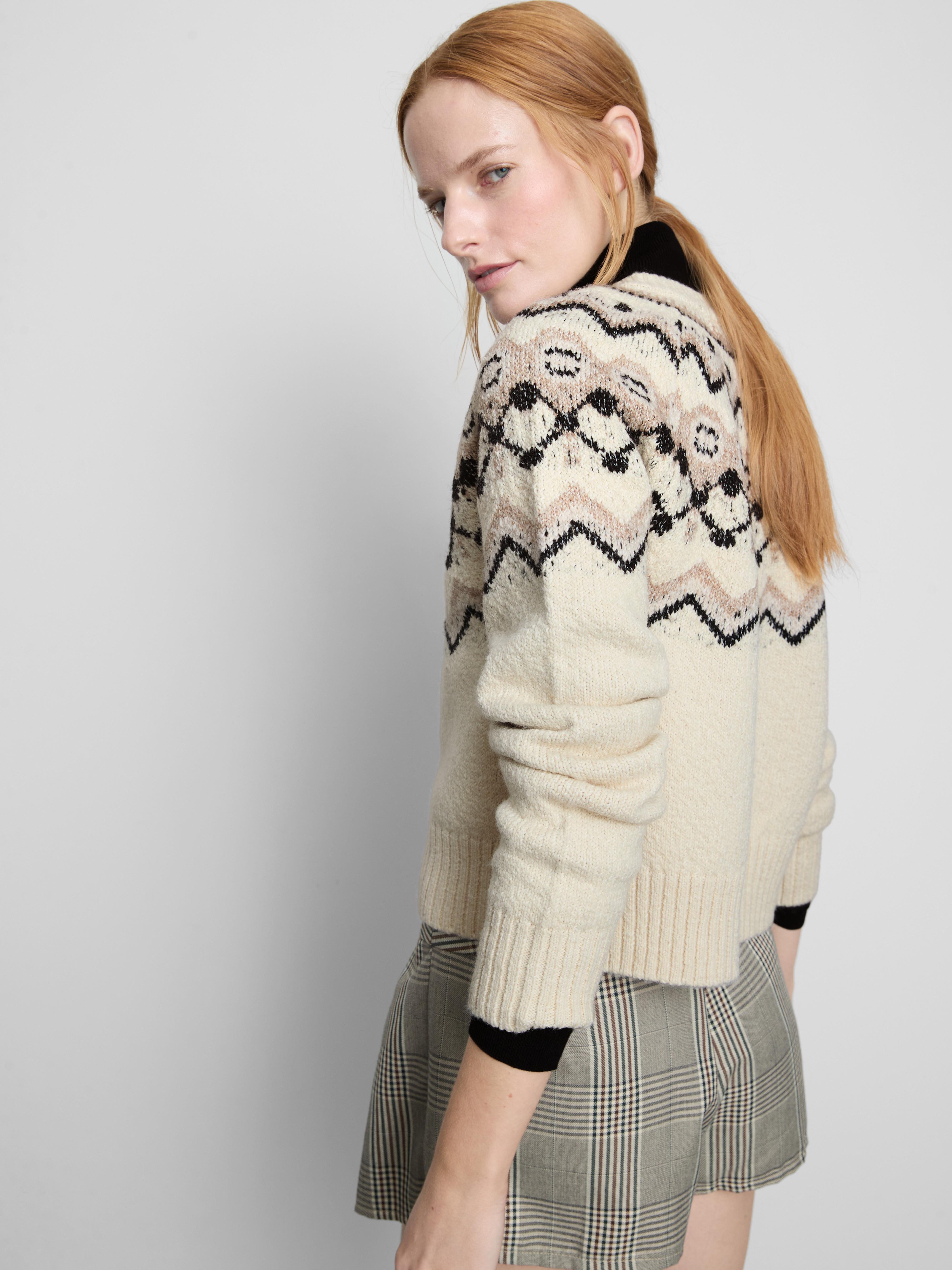 Chunky Fair Isle Cardigan