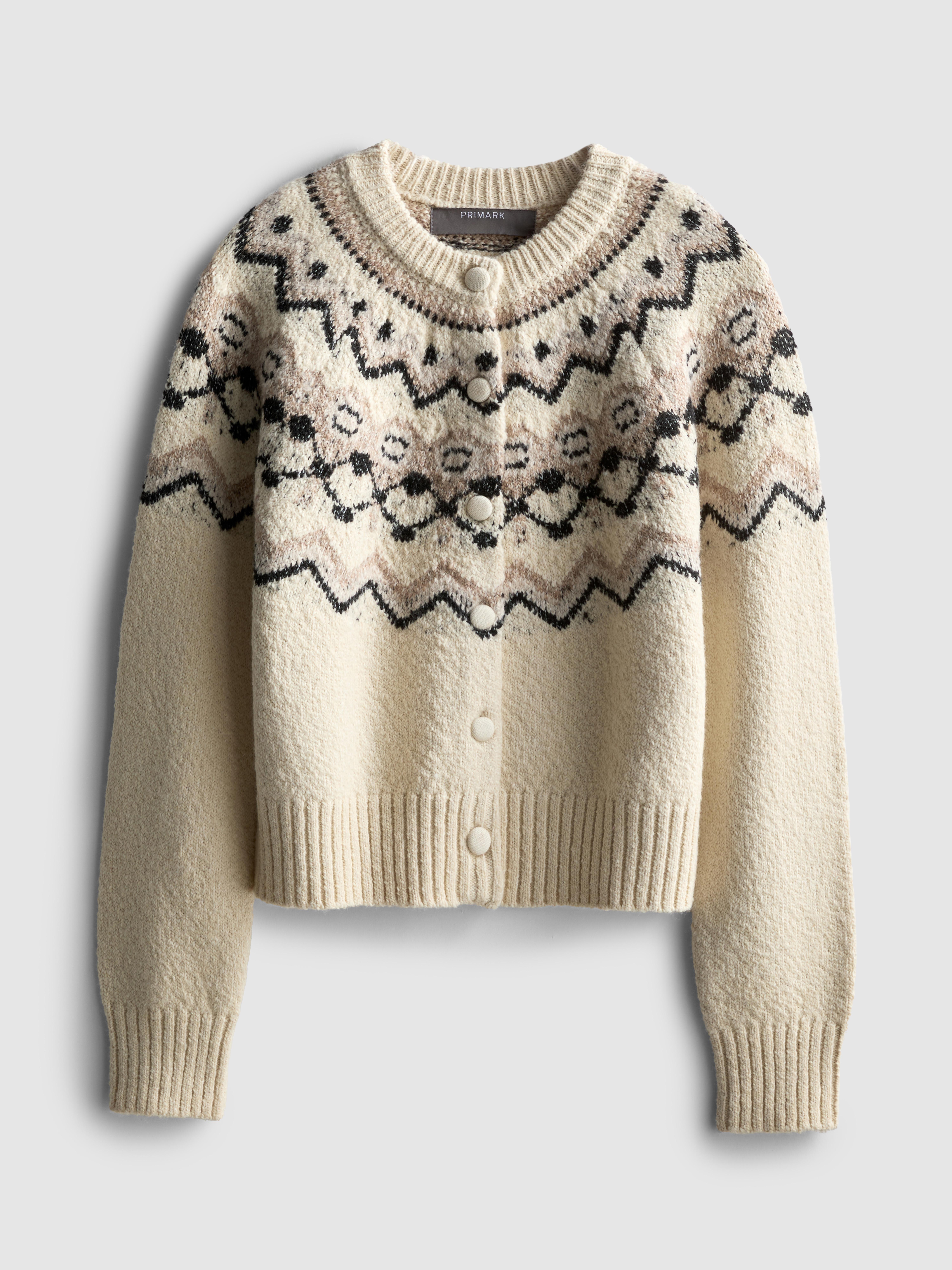 Chunky Fair Isle Cardigan