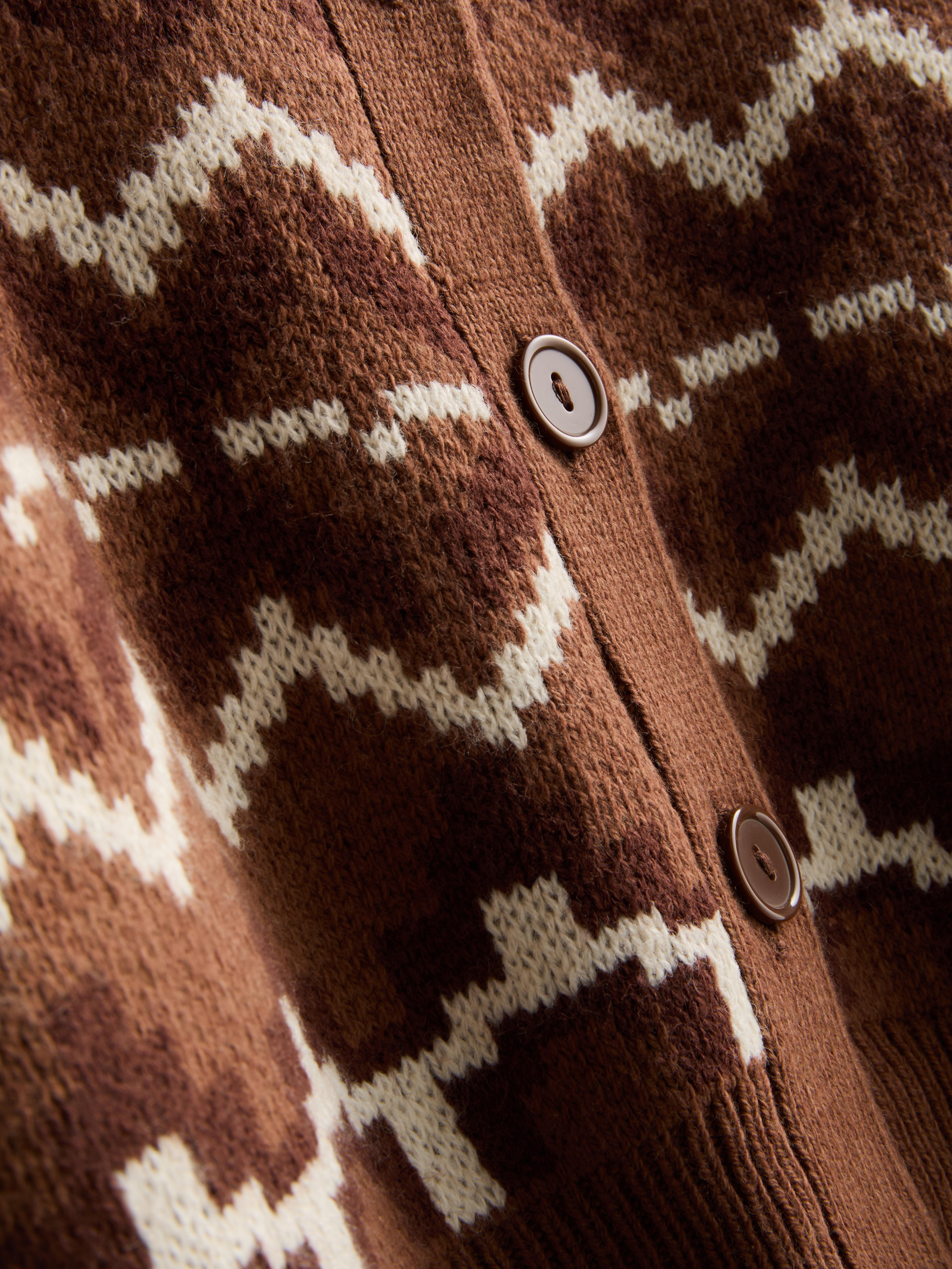 Cropped Fair Isle Shacket