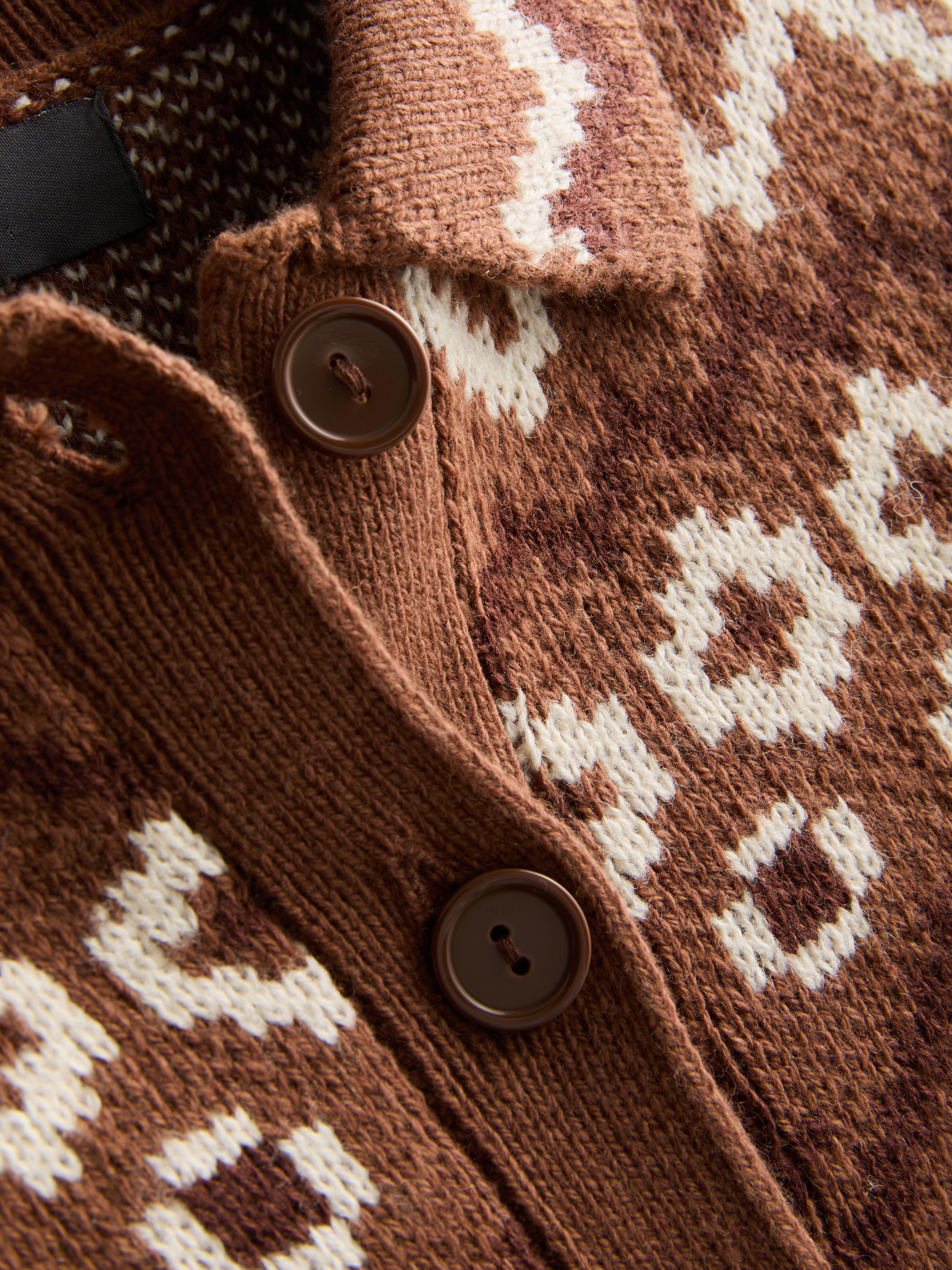Cropped Fair Isle Shacket