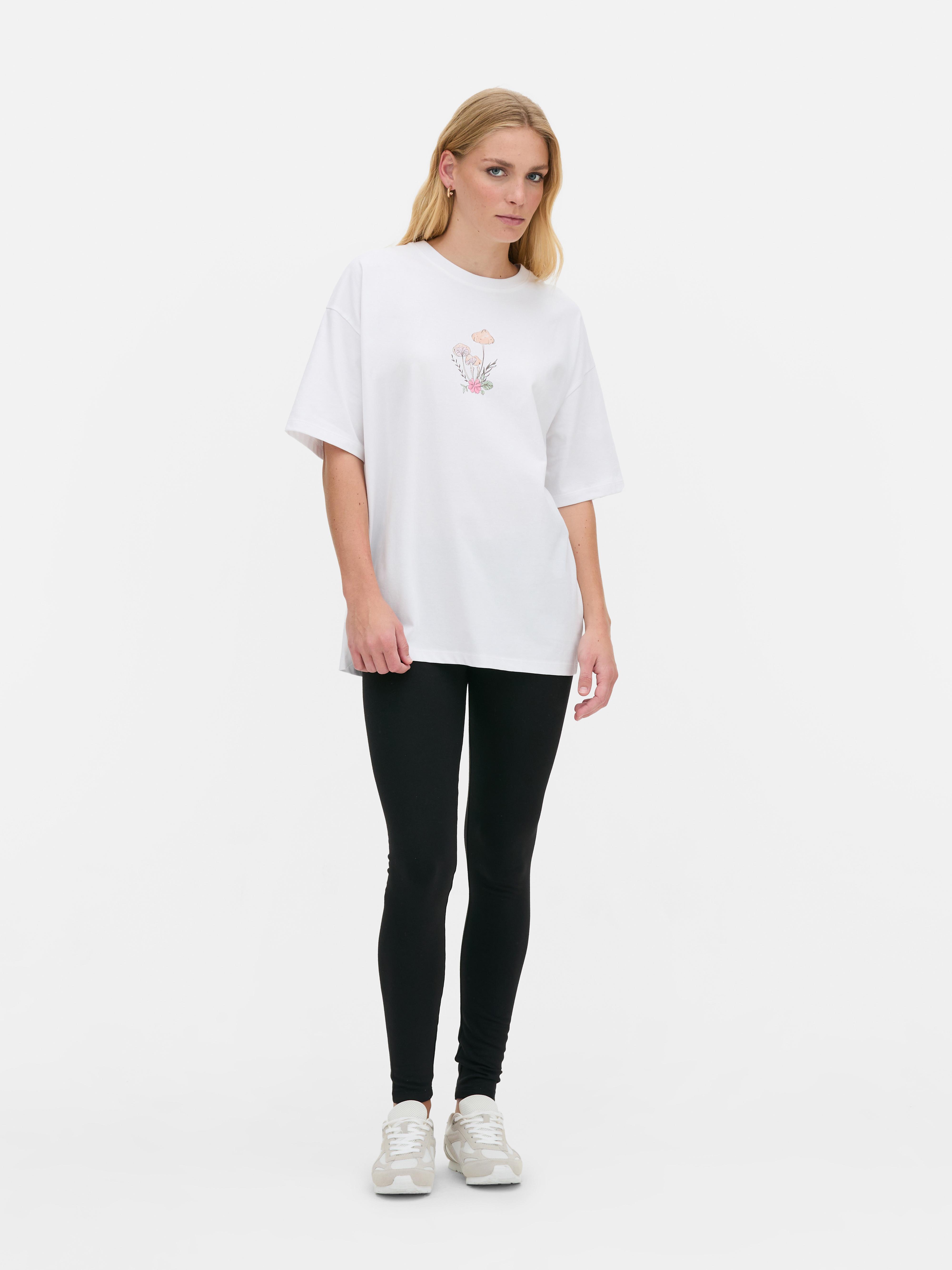 T-Shirt im Oversized-Look mit Print