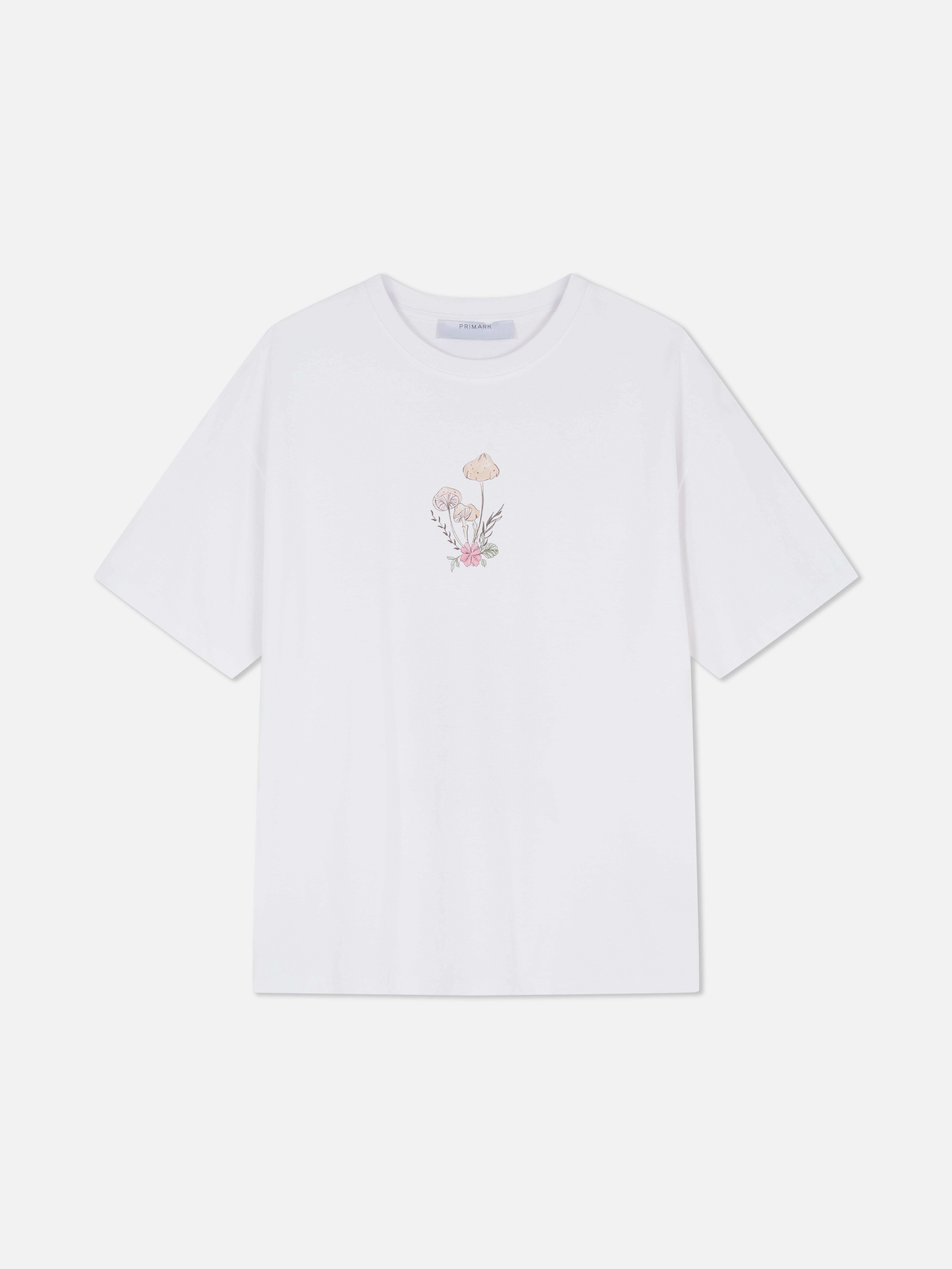 T-Shirt im Oversized-Look mit Print