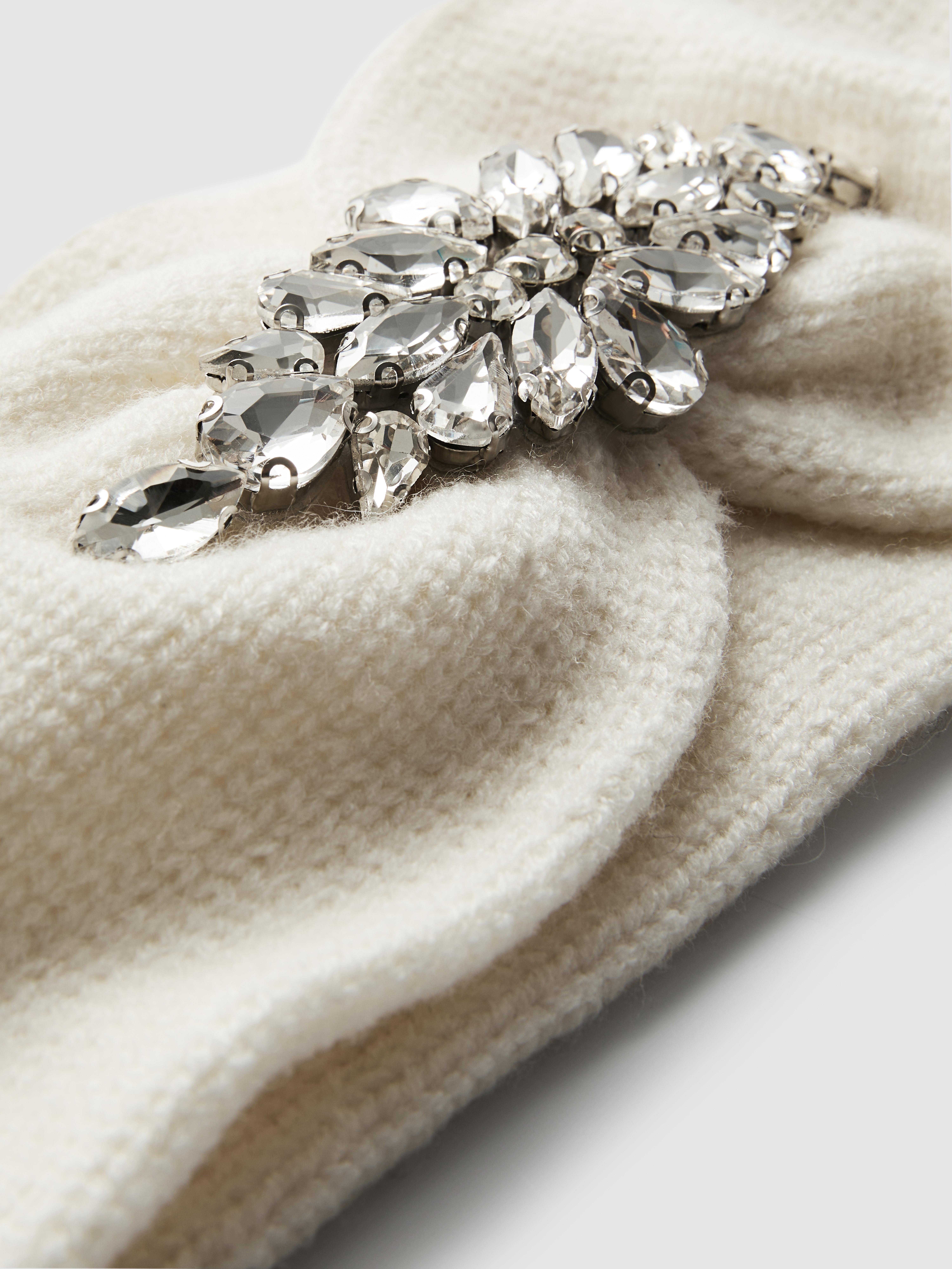 Embellished Knitted Headband
