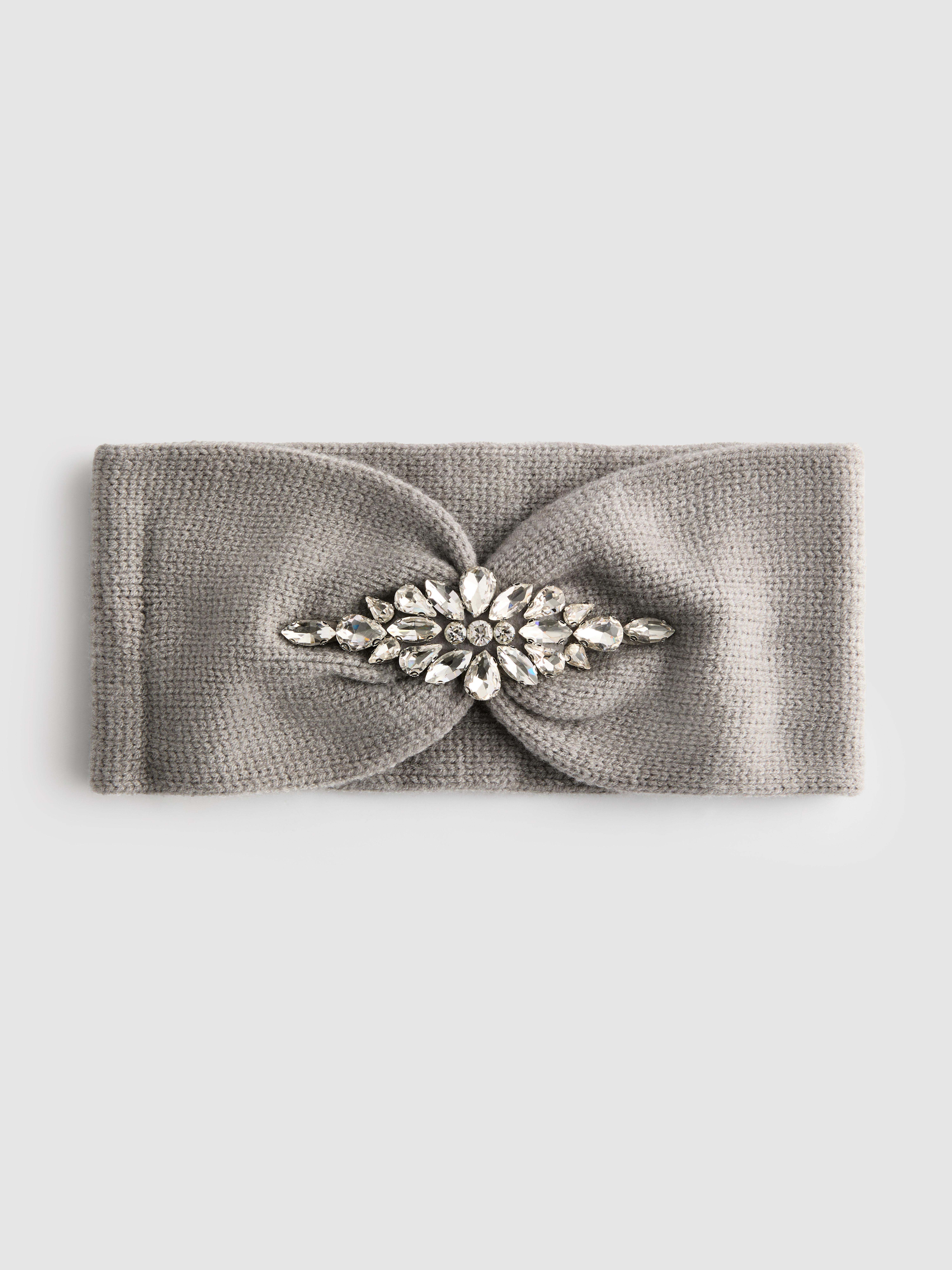 Embellished Knitted Headband