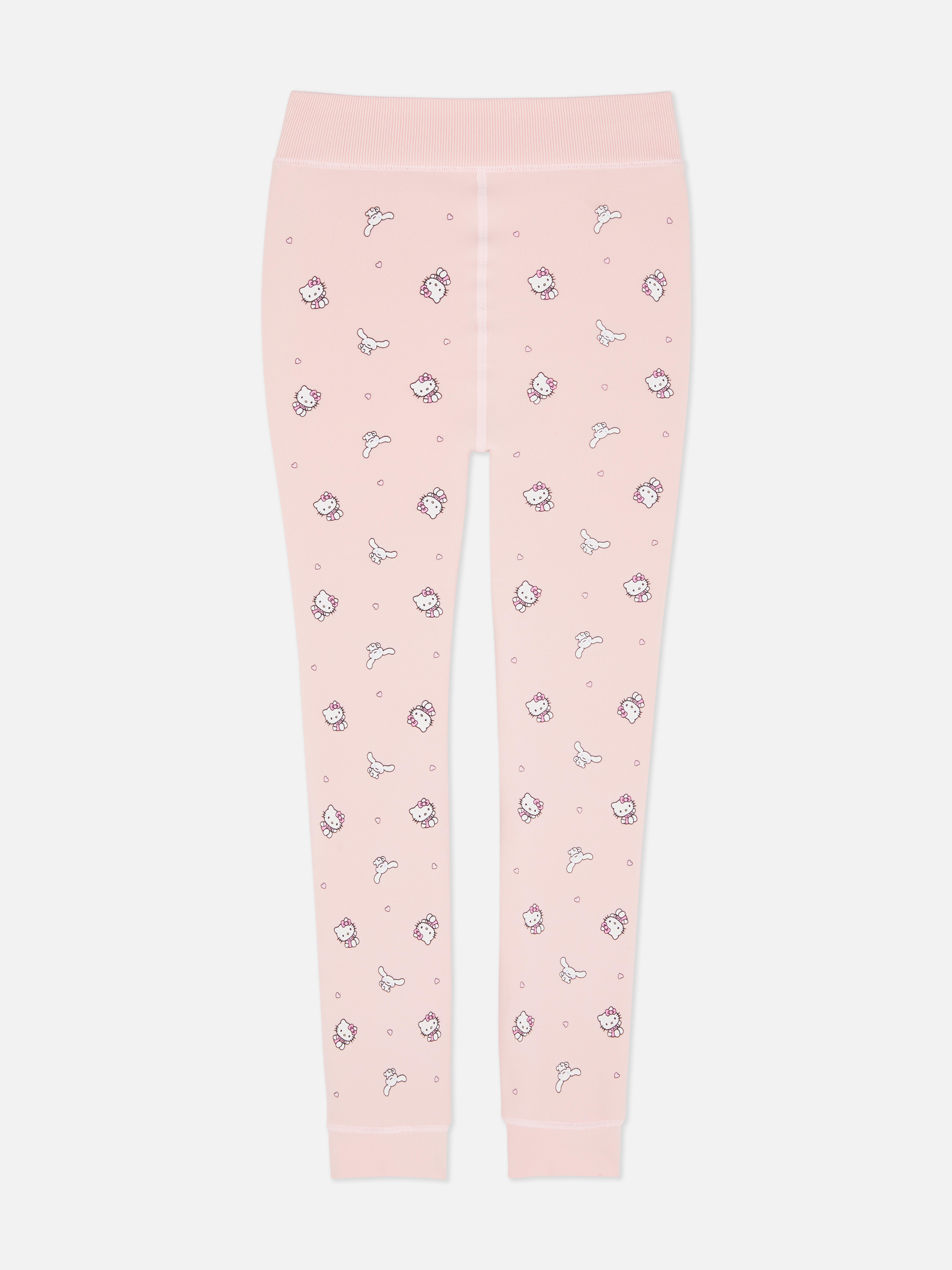 Met pluche gevoerde legging Hello Kitty