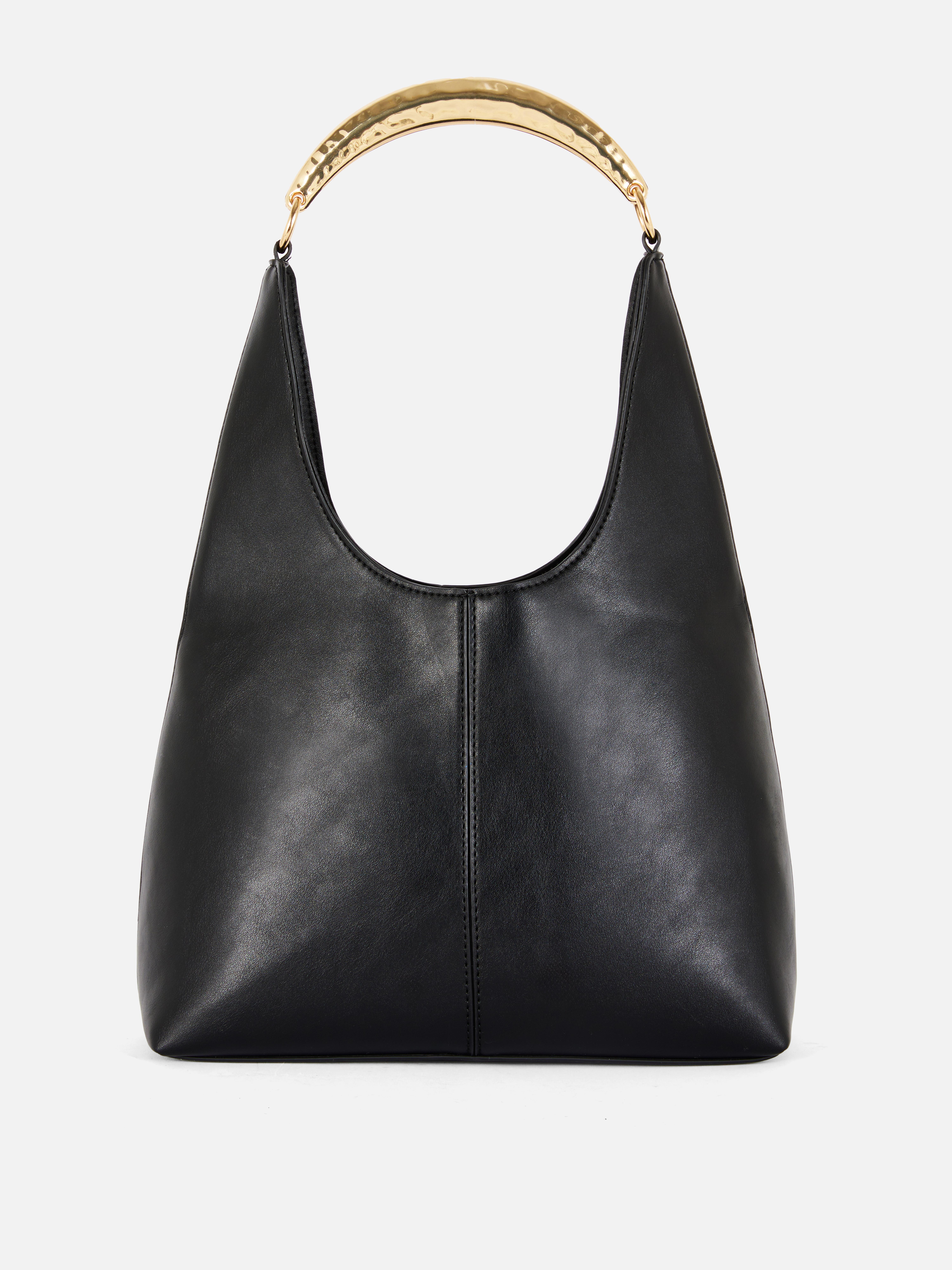 Metal Detail Shopper Bag