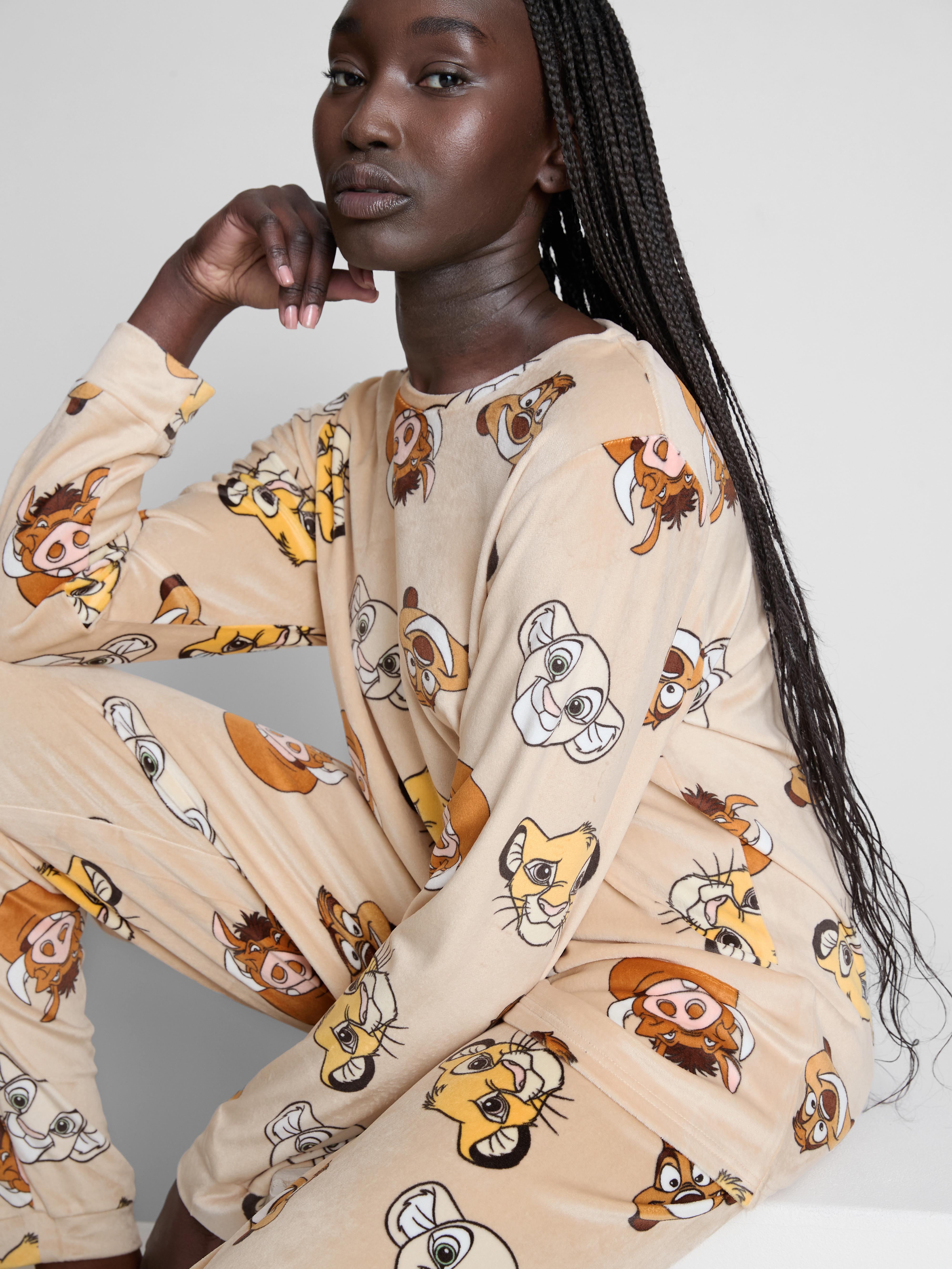 Women's Sand Disney’s The Lion King Printed Pajamas