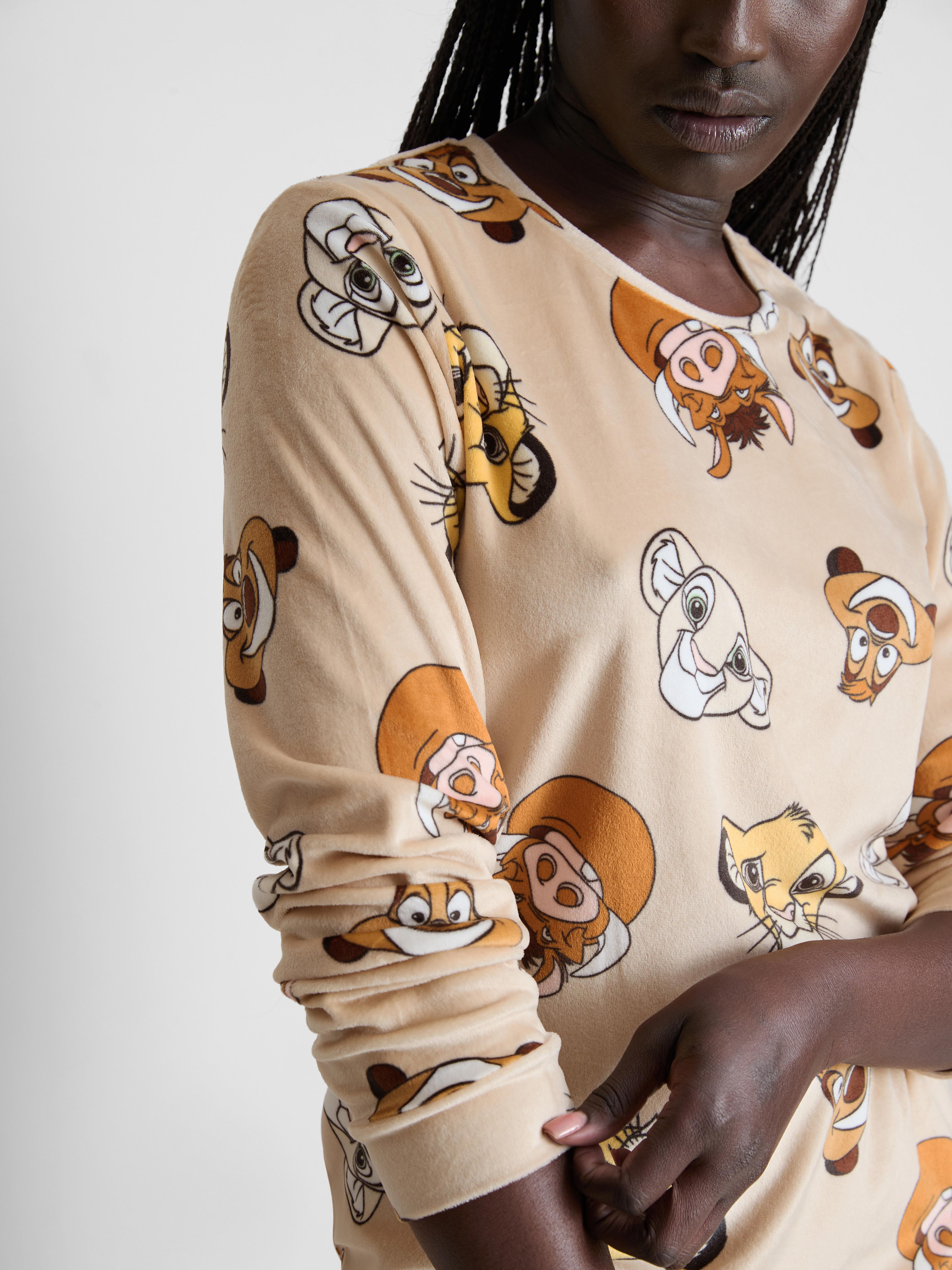 Women's Sand Disney’s The Lion King Printed Pajamas