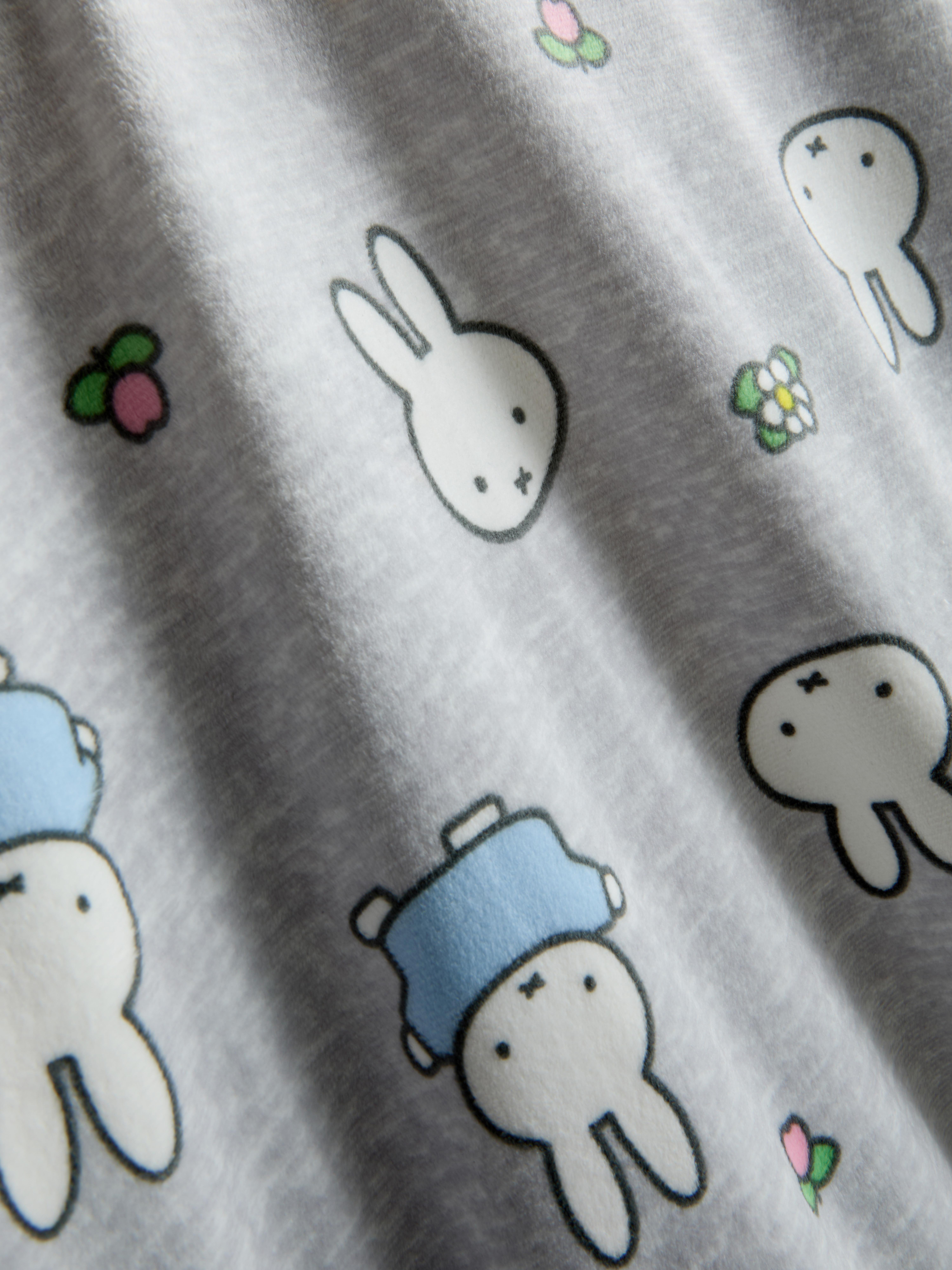 Women's Gray Heather Miffy Cozy Pajamas