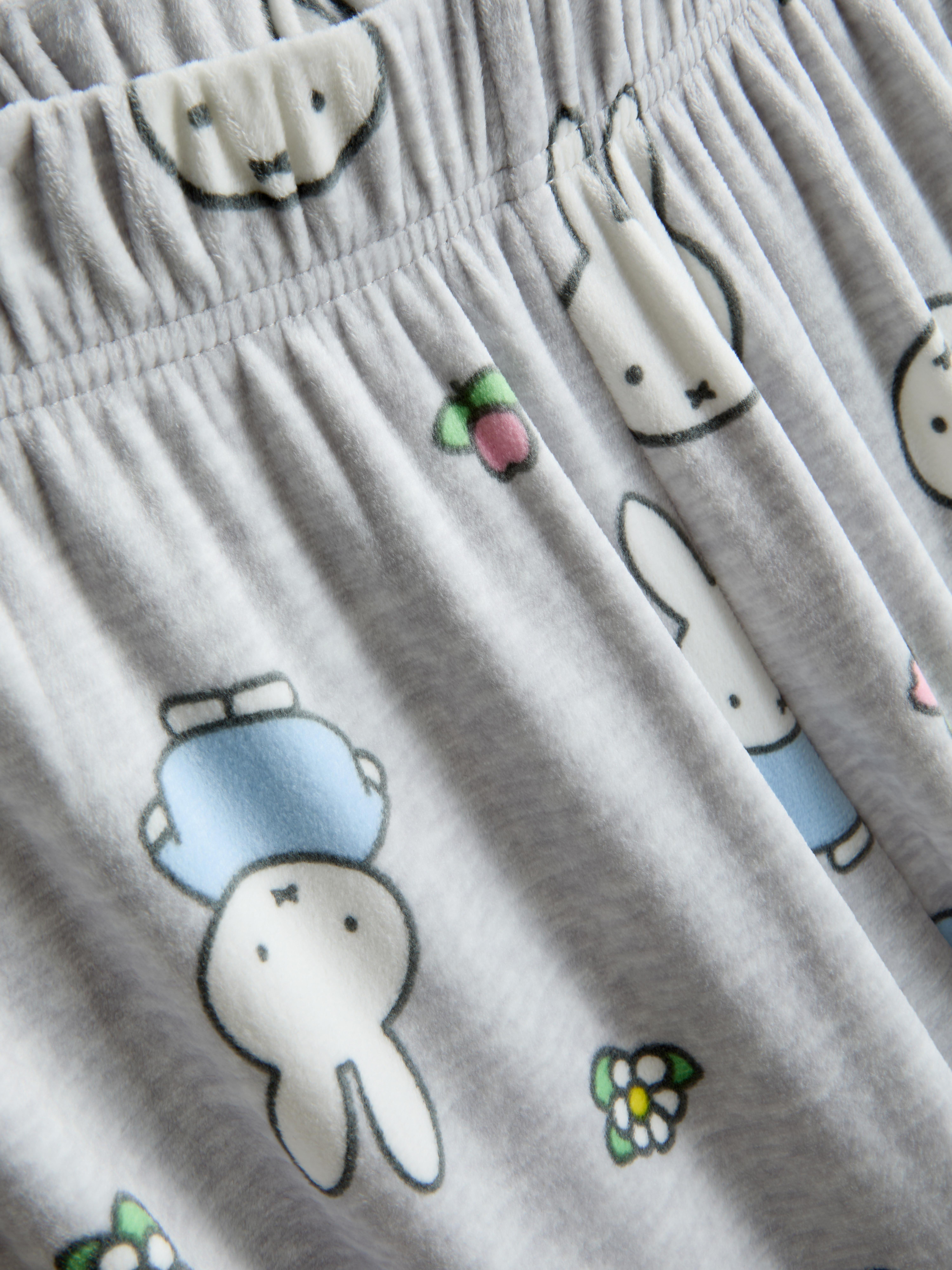 Women's Gray Heather Miffy Cozy Pajamas