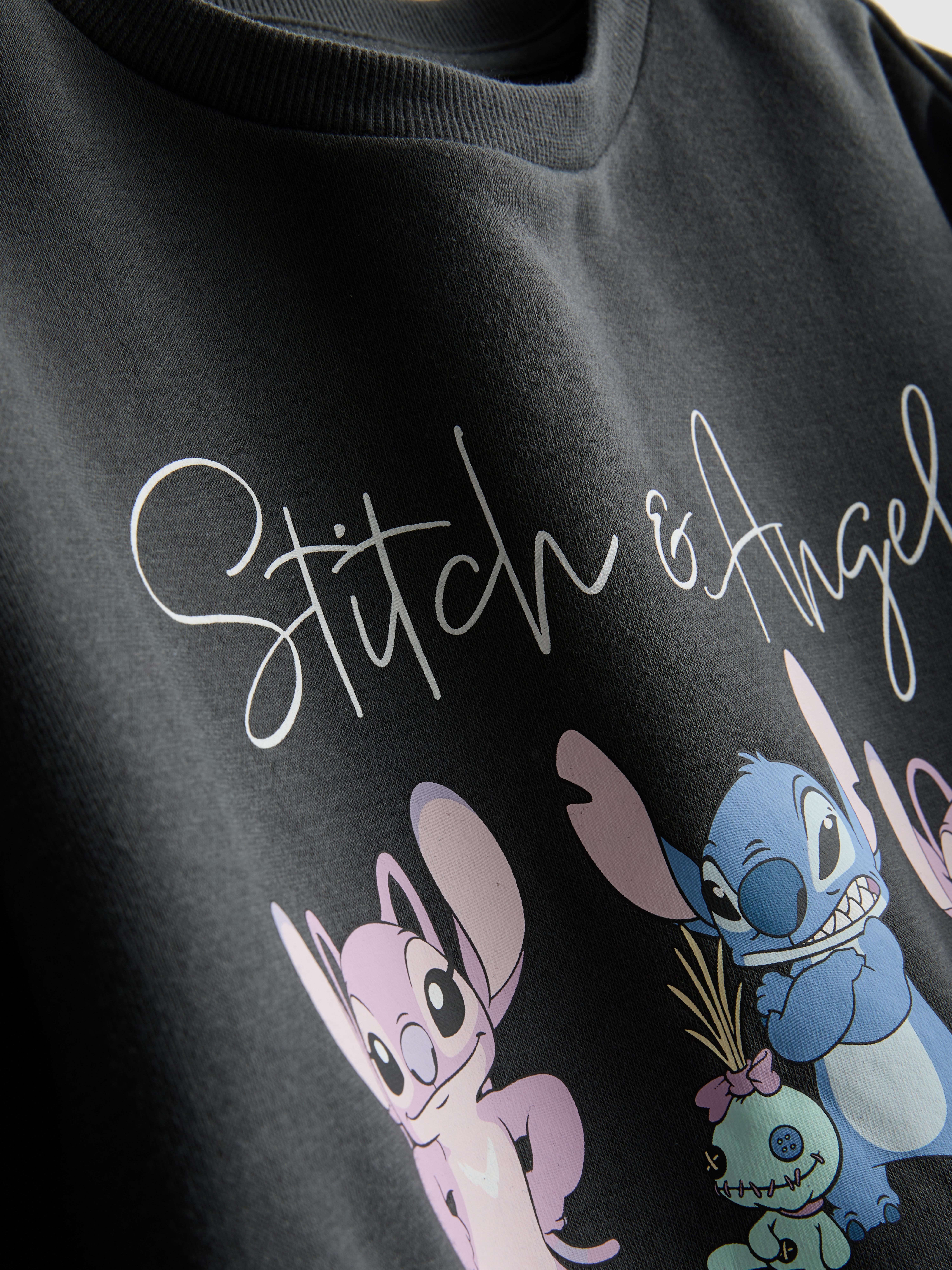 Girls Charcoal 7-15yrs | Disney’s Stitch Sweatshirt