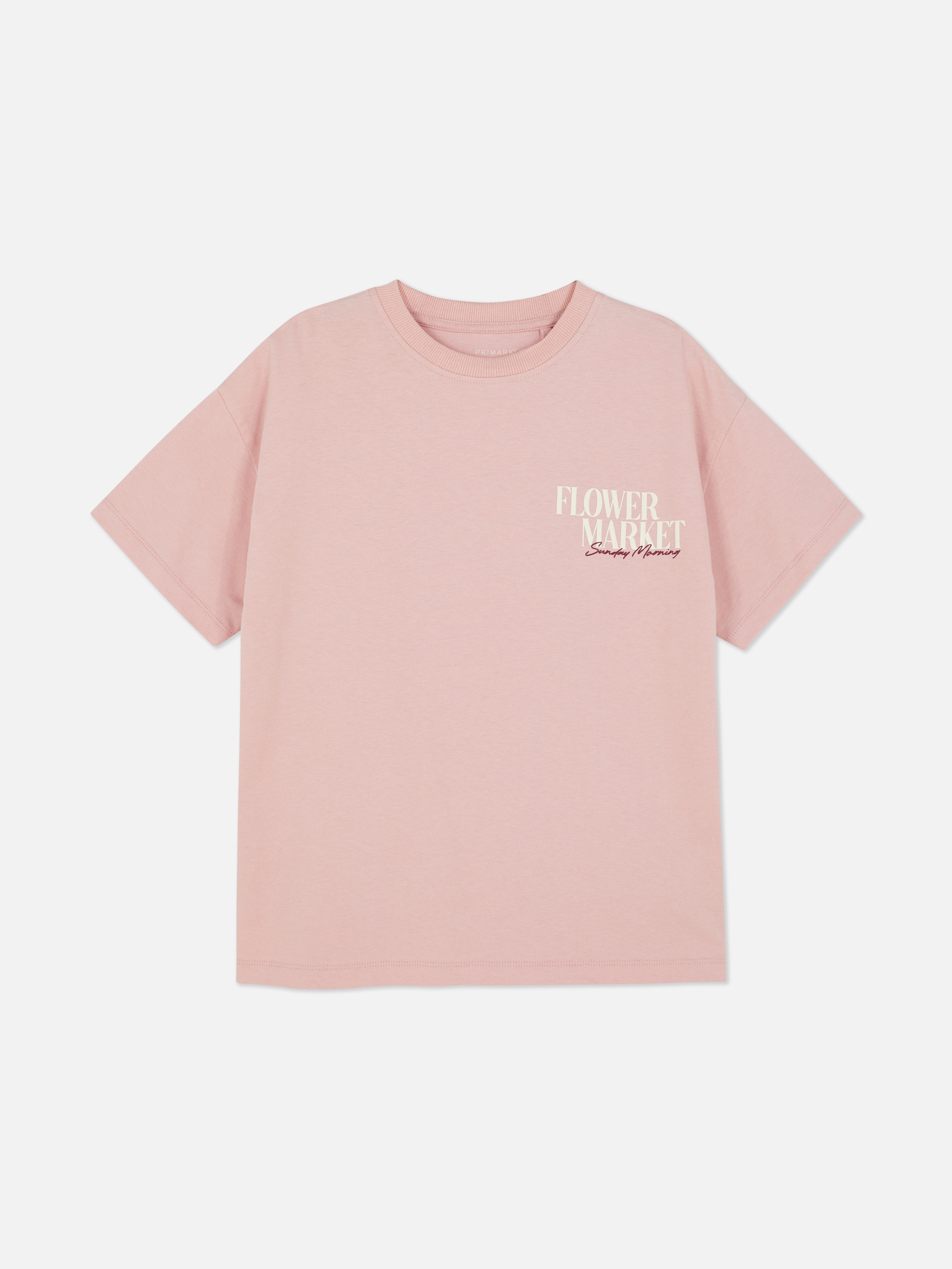 7-15 anos | T-shirt gráfica flores
