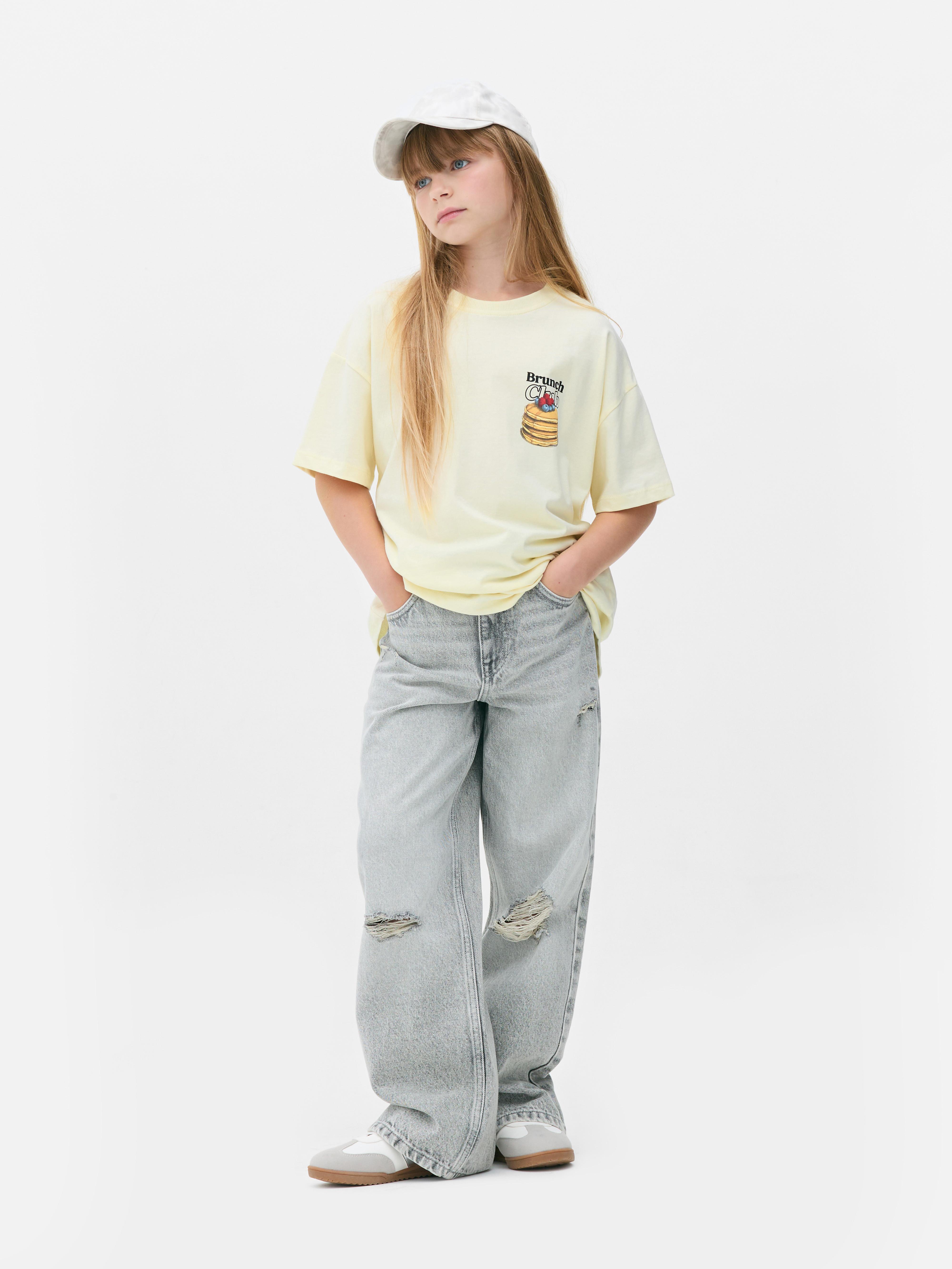 7-15 anos | T-shirt gráfica panqueca