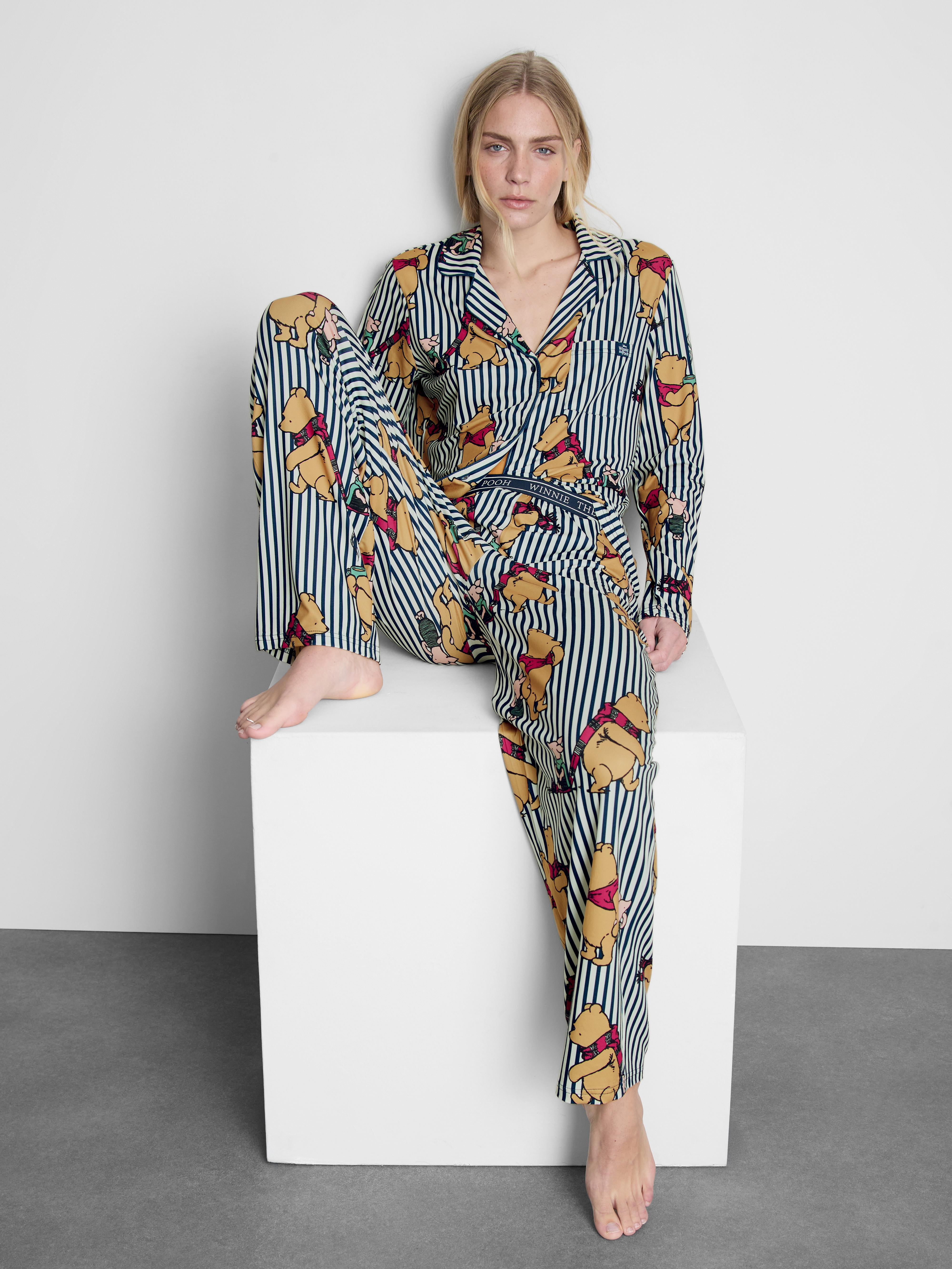 Disney’s Winnie The Pooh Striped Boyfriend Pyjamas