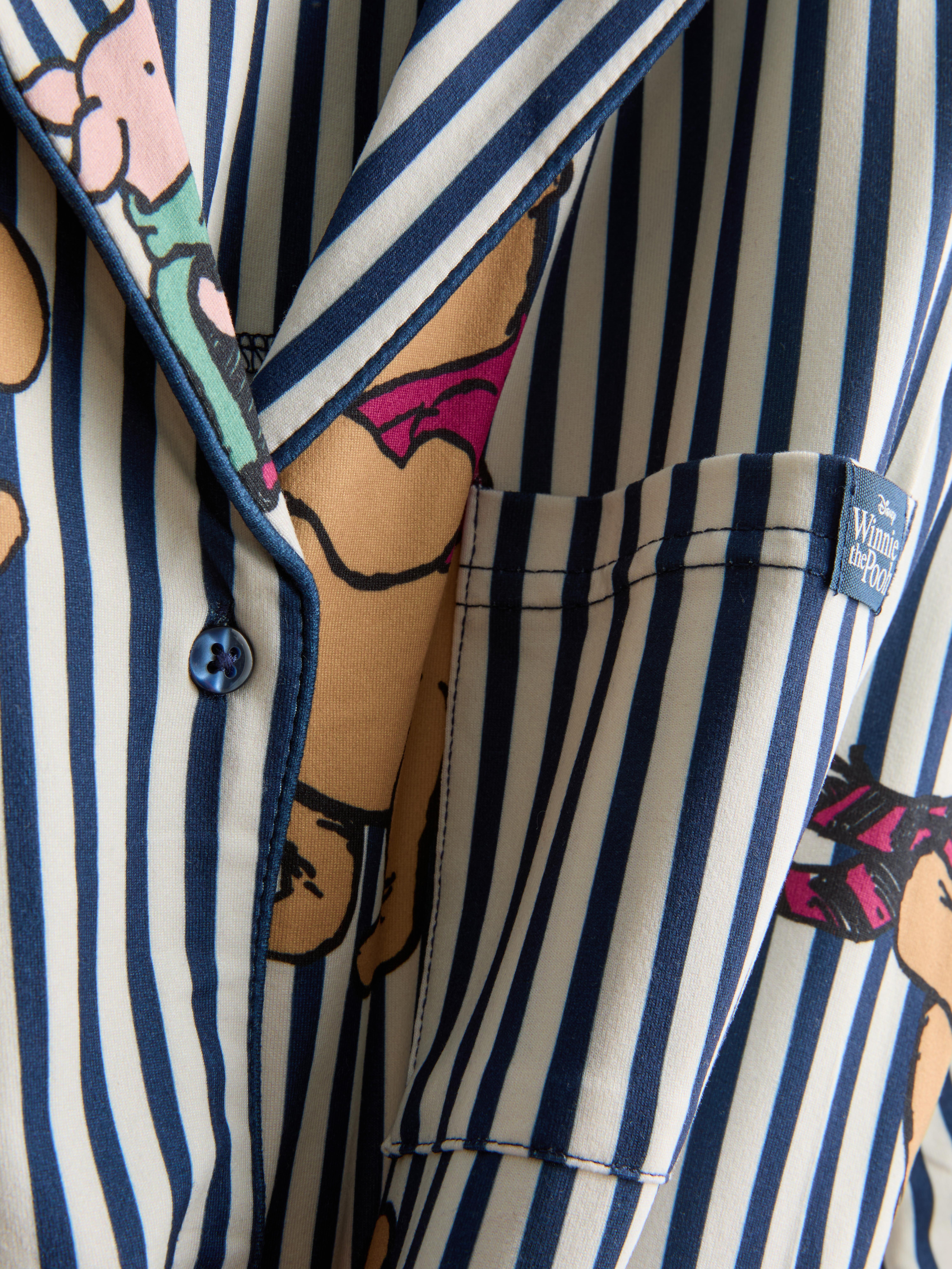 Disney’s Winnie The Pooh Striped Boyfriend Pyjamas