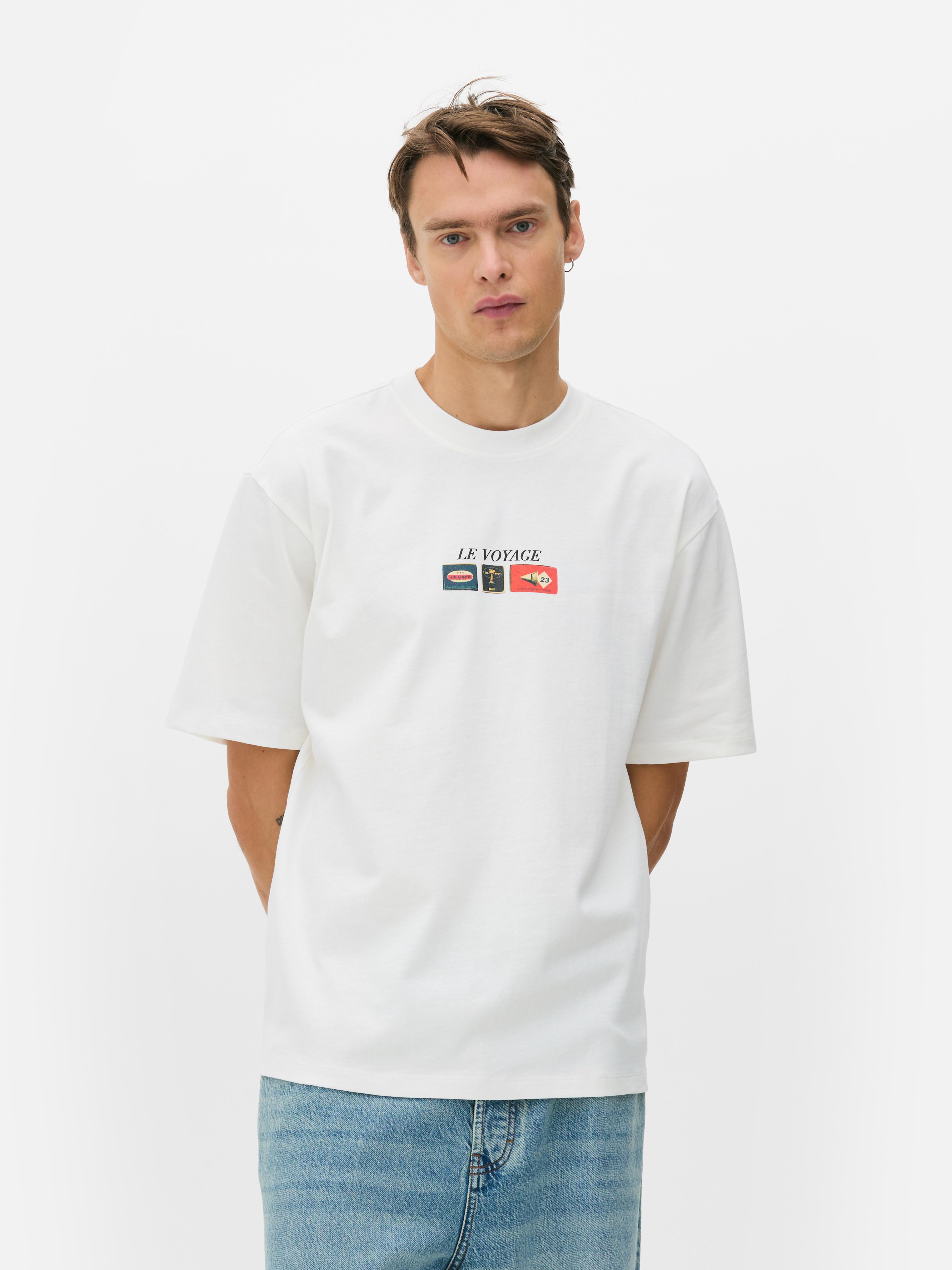 Travel Print Short Sleeve T-Shirt