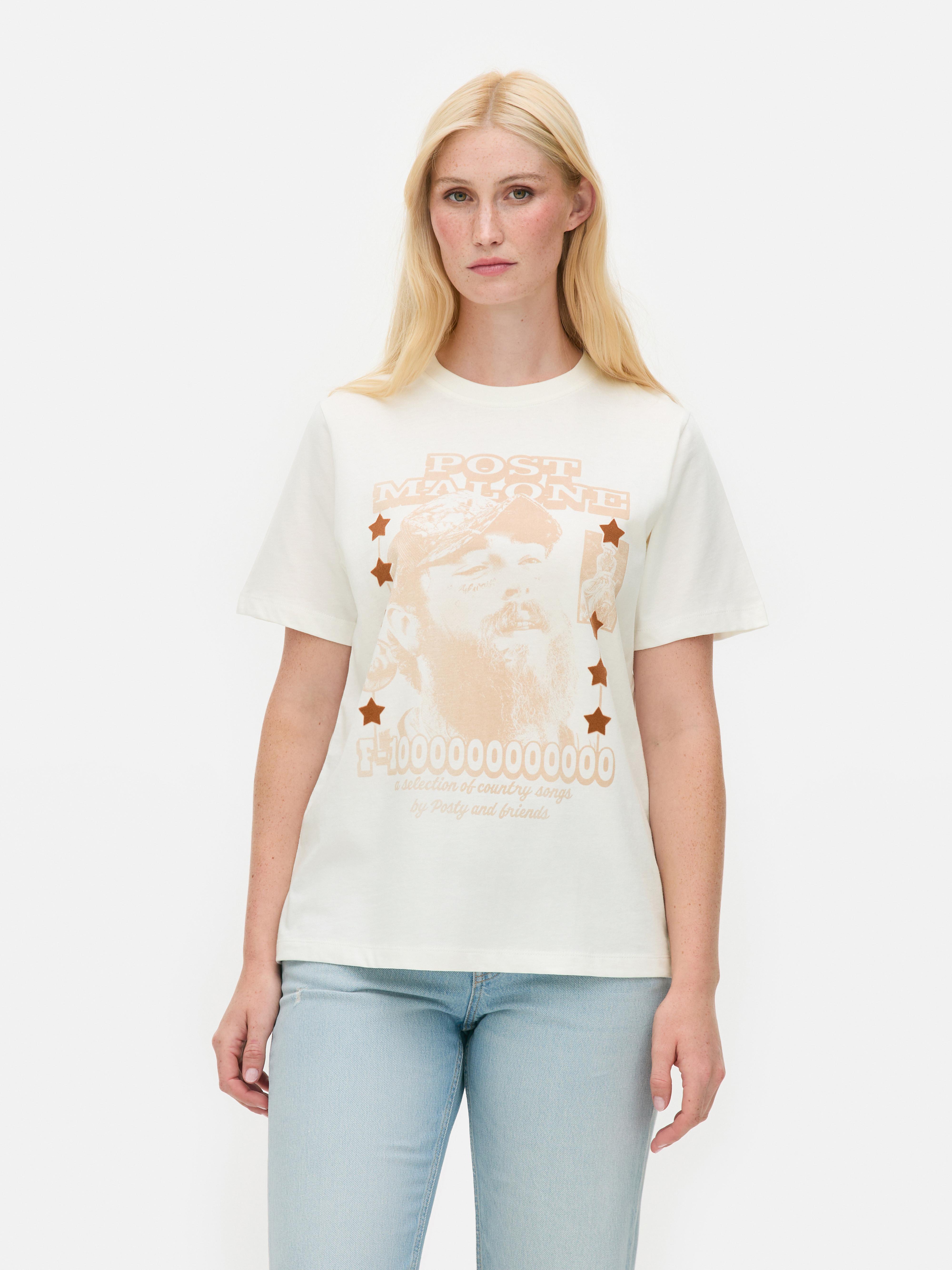 Camiseta con estrellas Post Malone