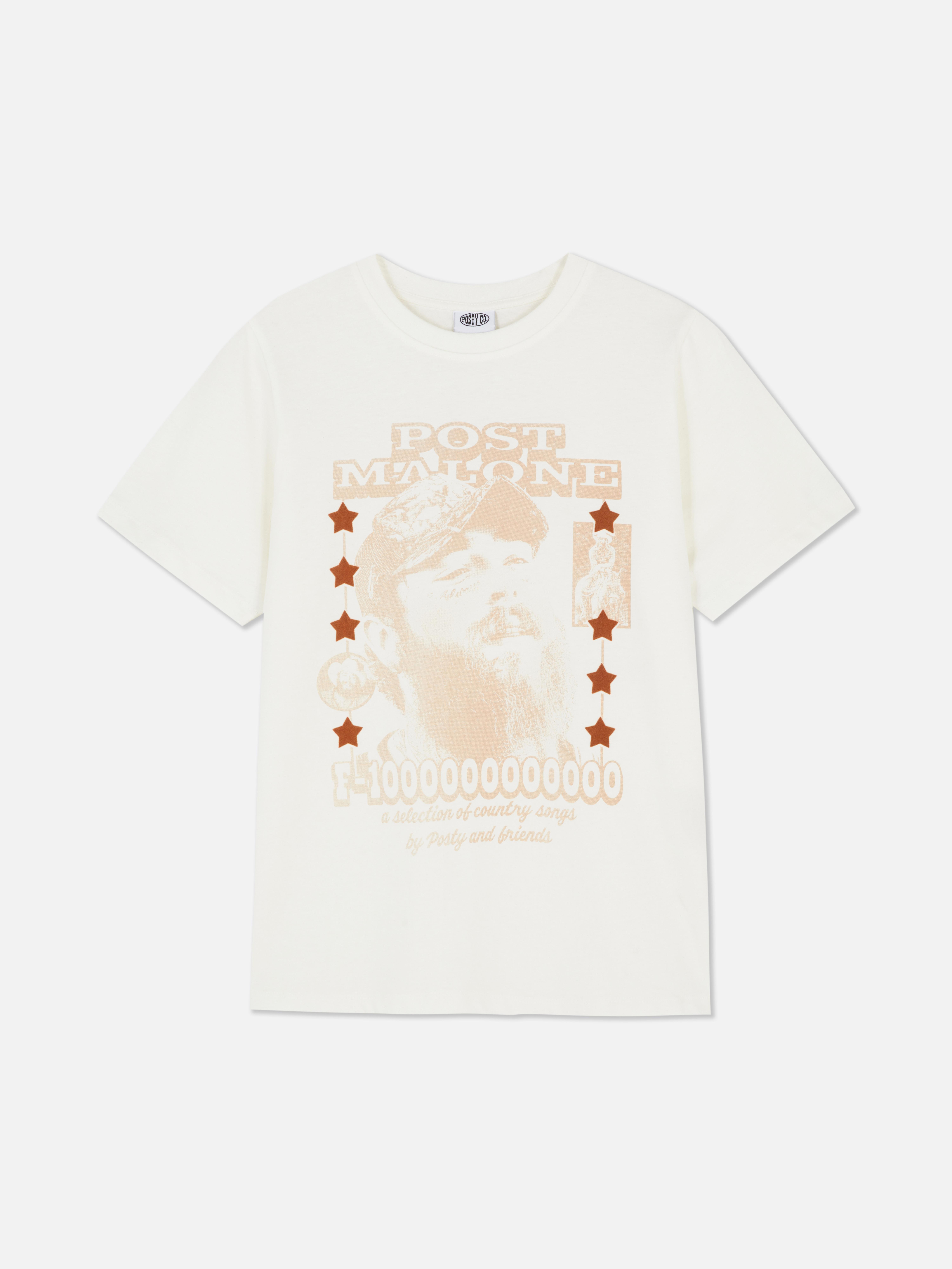 Camiseta con estrellas Post Malone