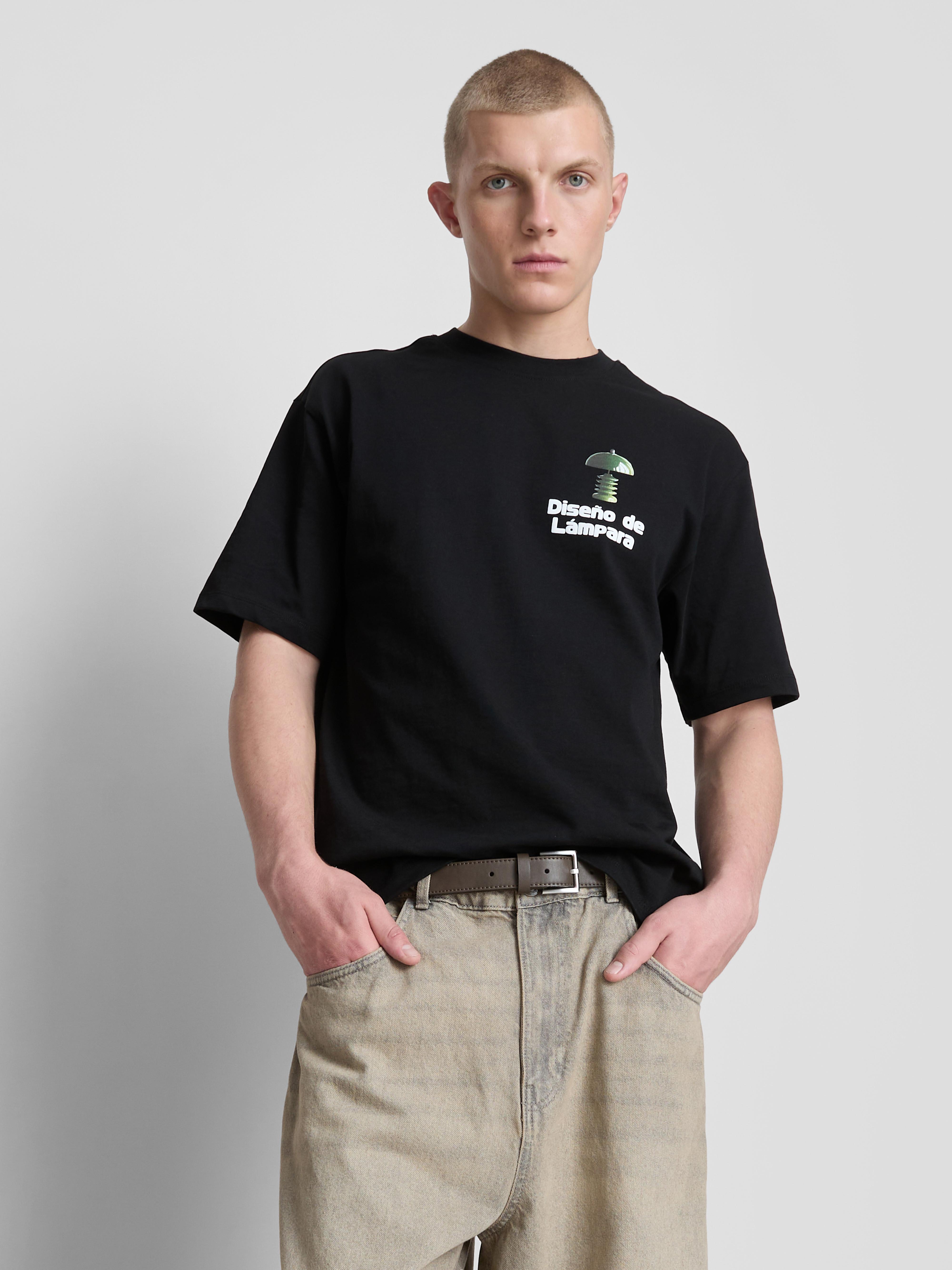 Short Sleeve Lamp Graphic T-Shirt