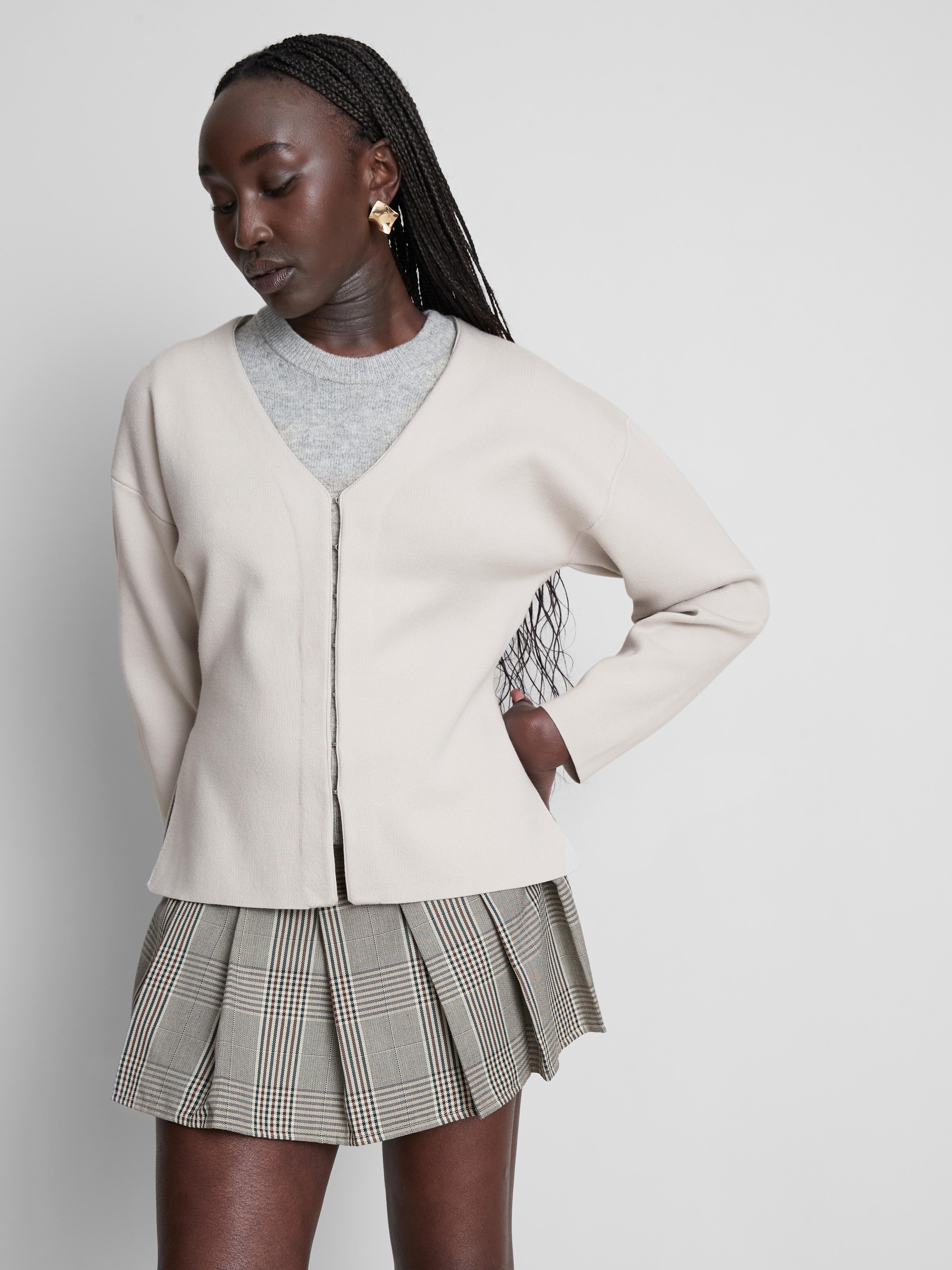 Jupe Crayon Primark Femme – Gris, Coton, Taille 10 – Neuve Avec étiquettes