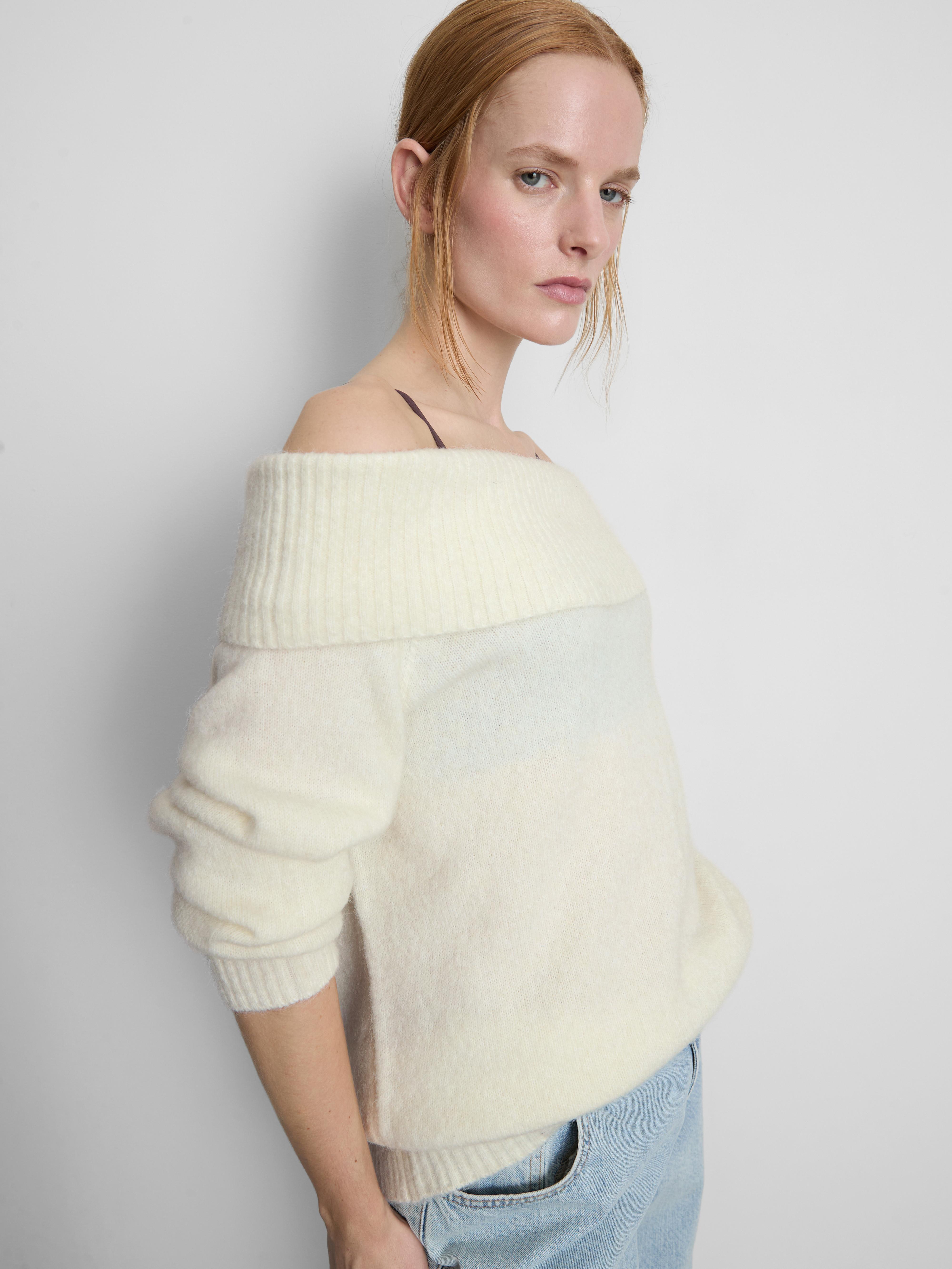 Knitted Bardot Jumper