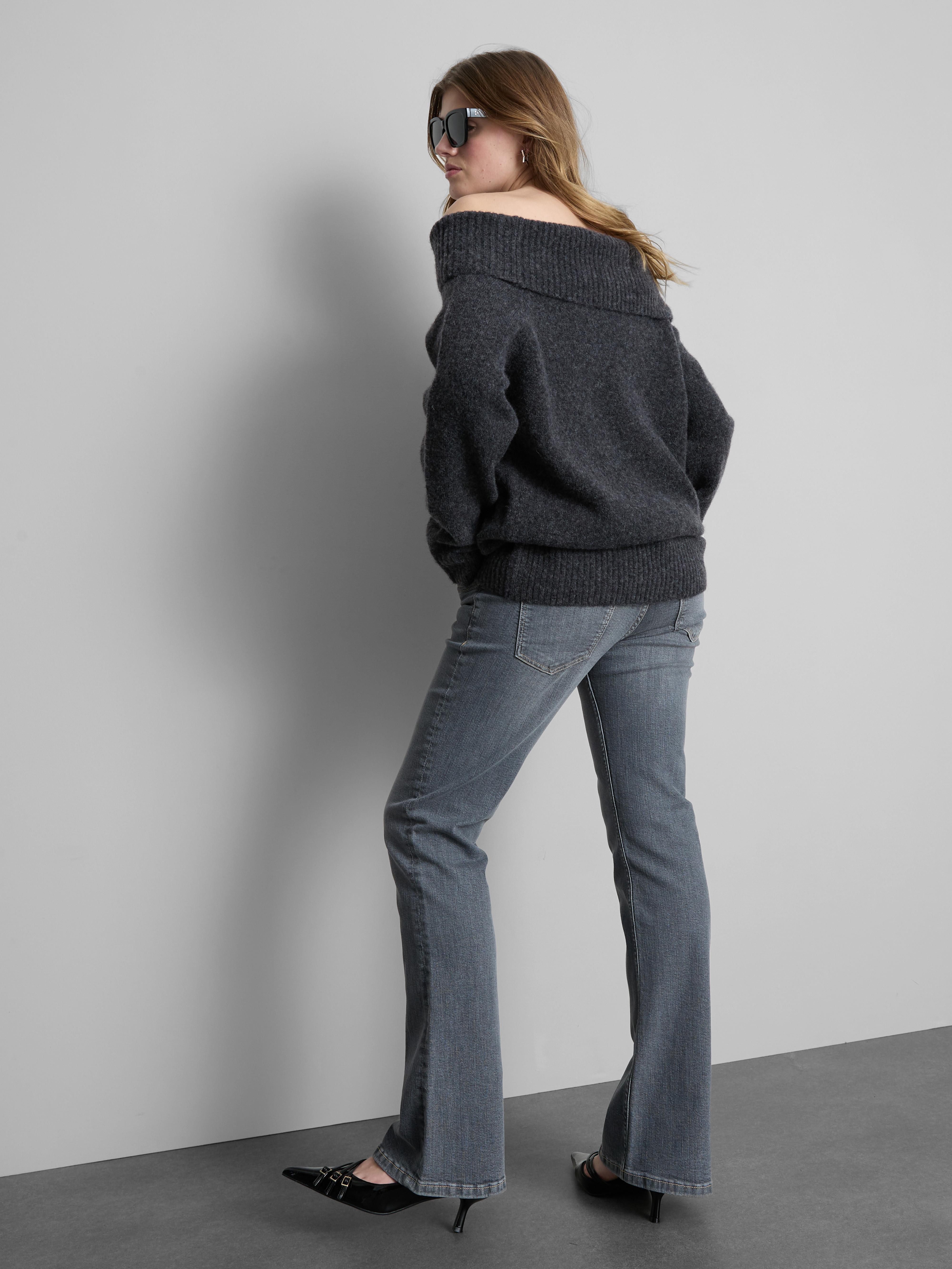 Knitted Bardot Jumper