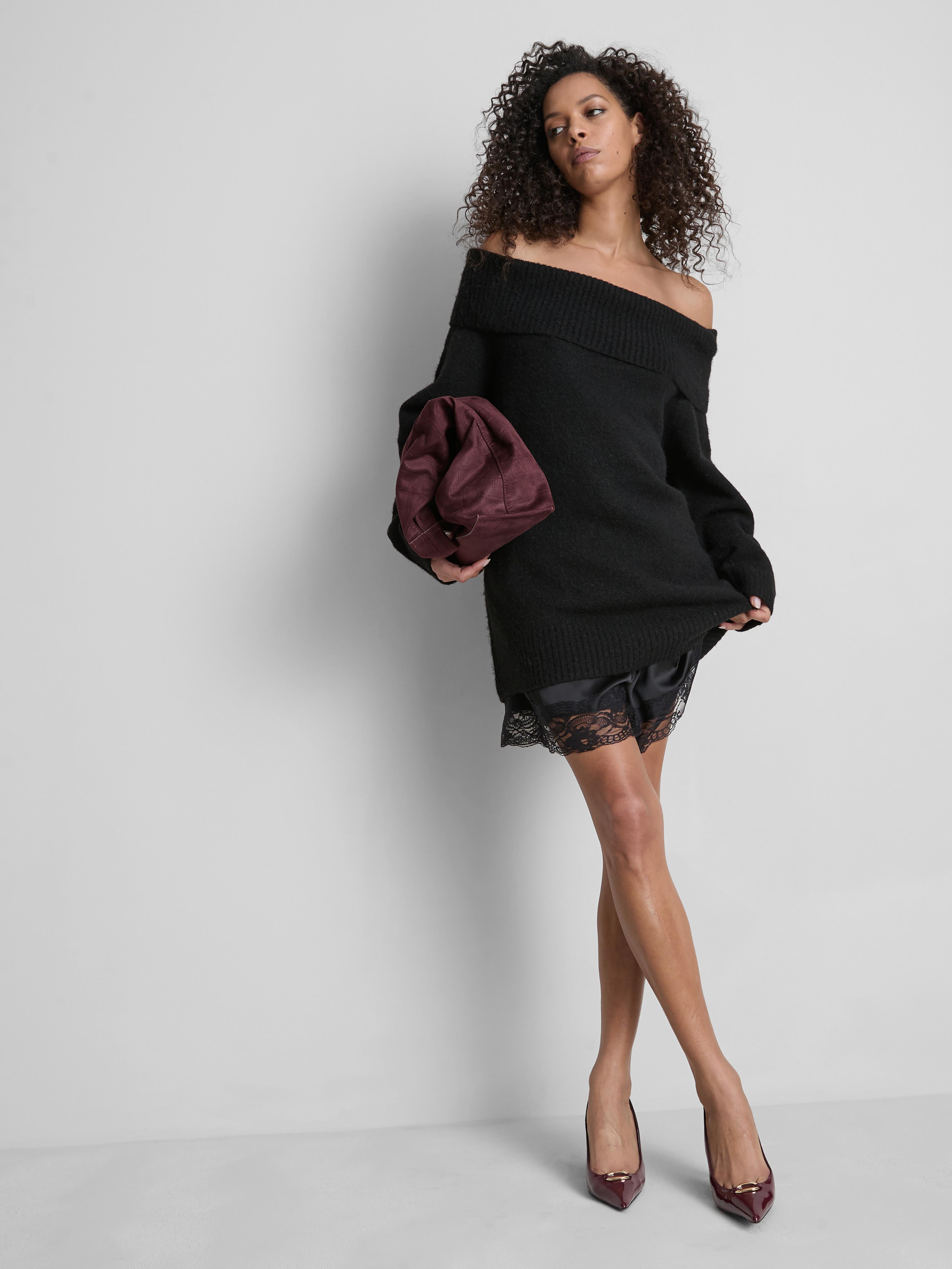 Knitted Bardot Jumper