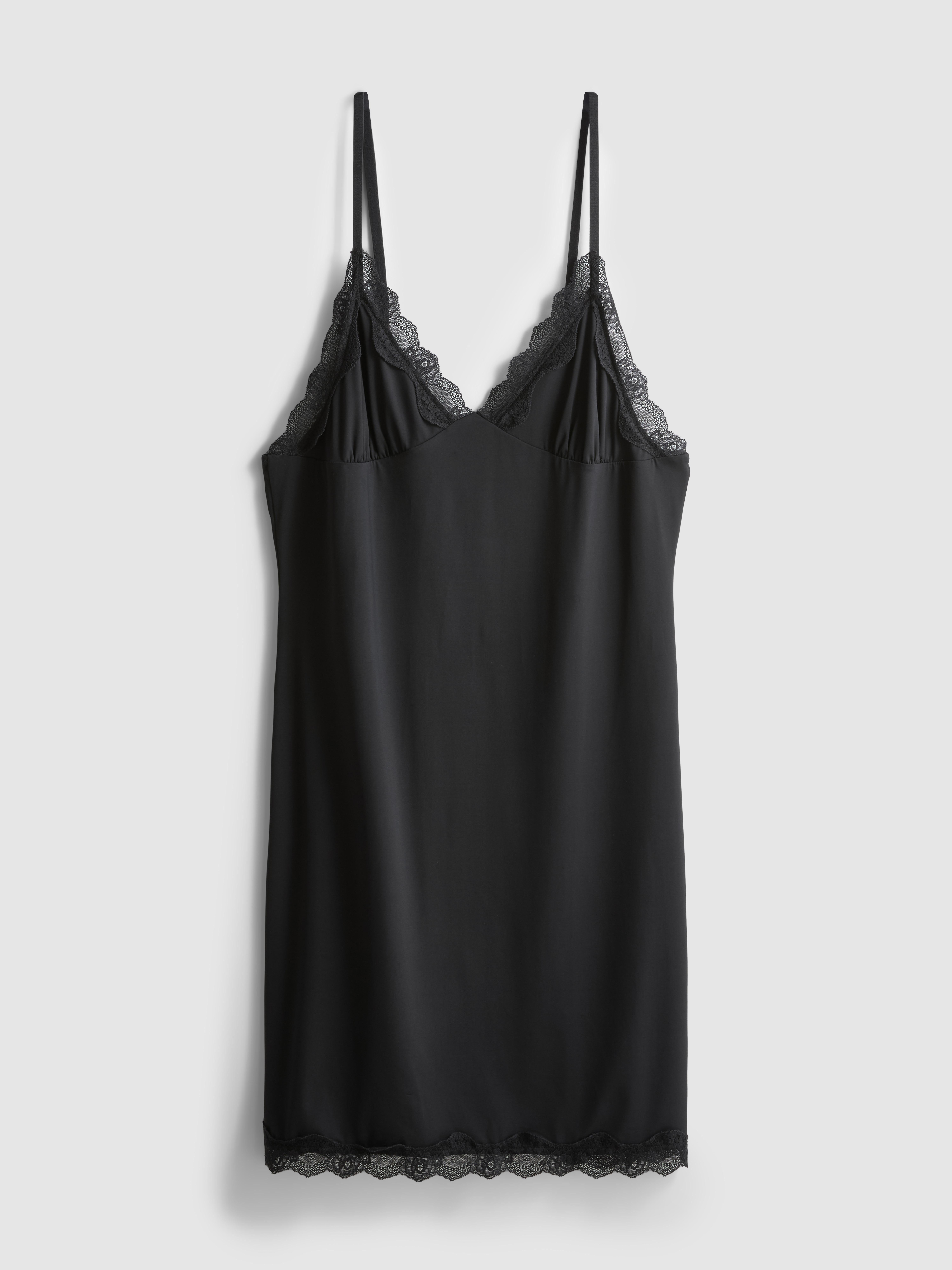 Lace Trim Mini Chemise