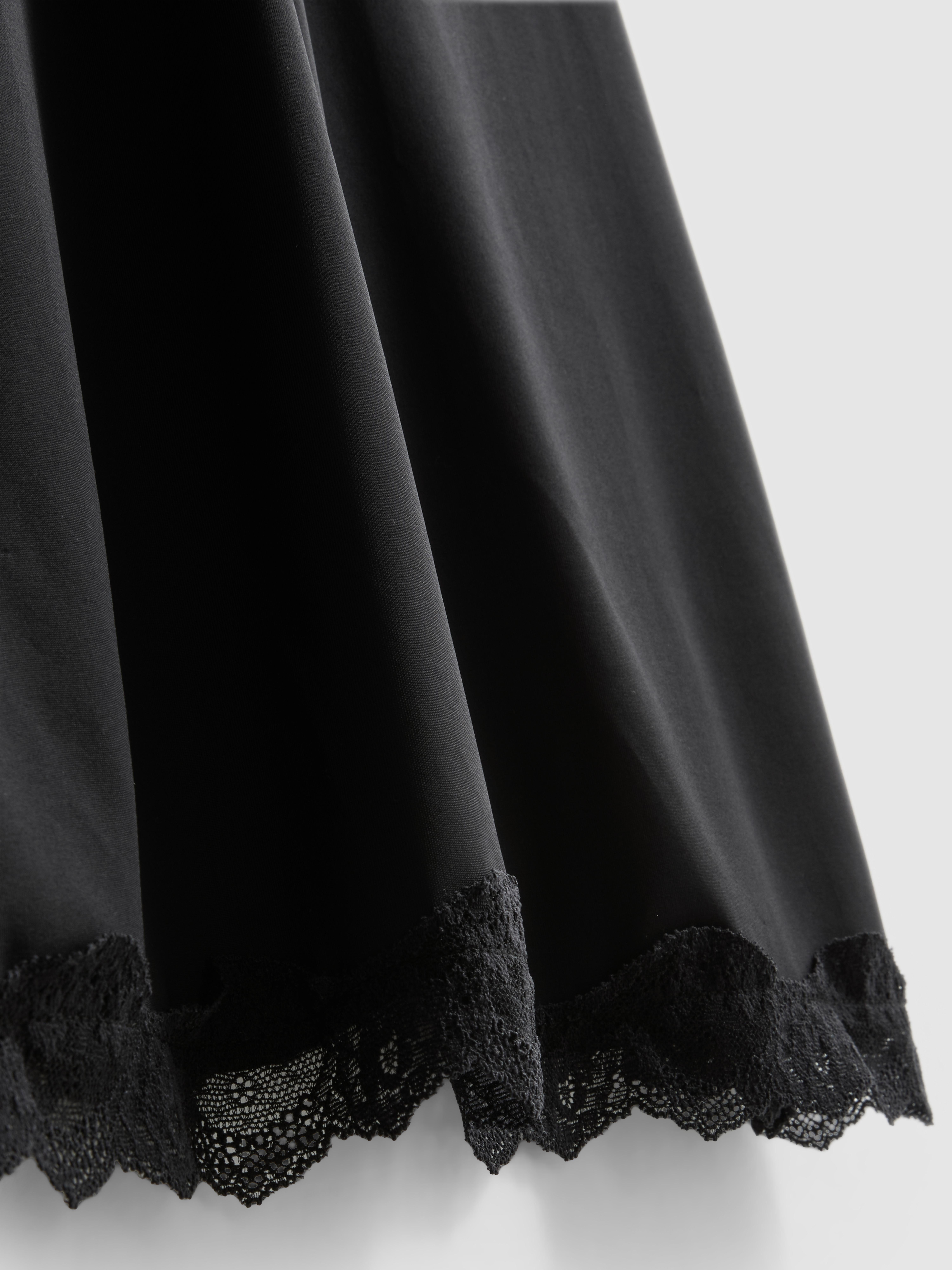 Lace Trim Mini Chemise