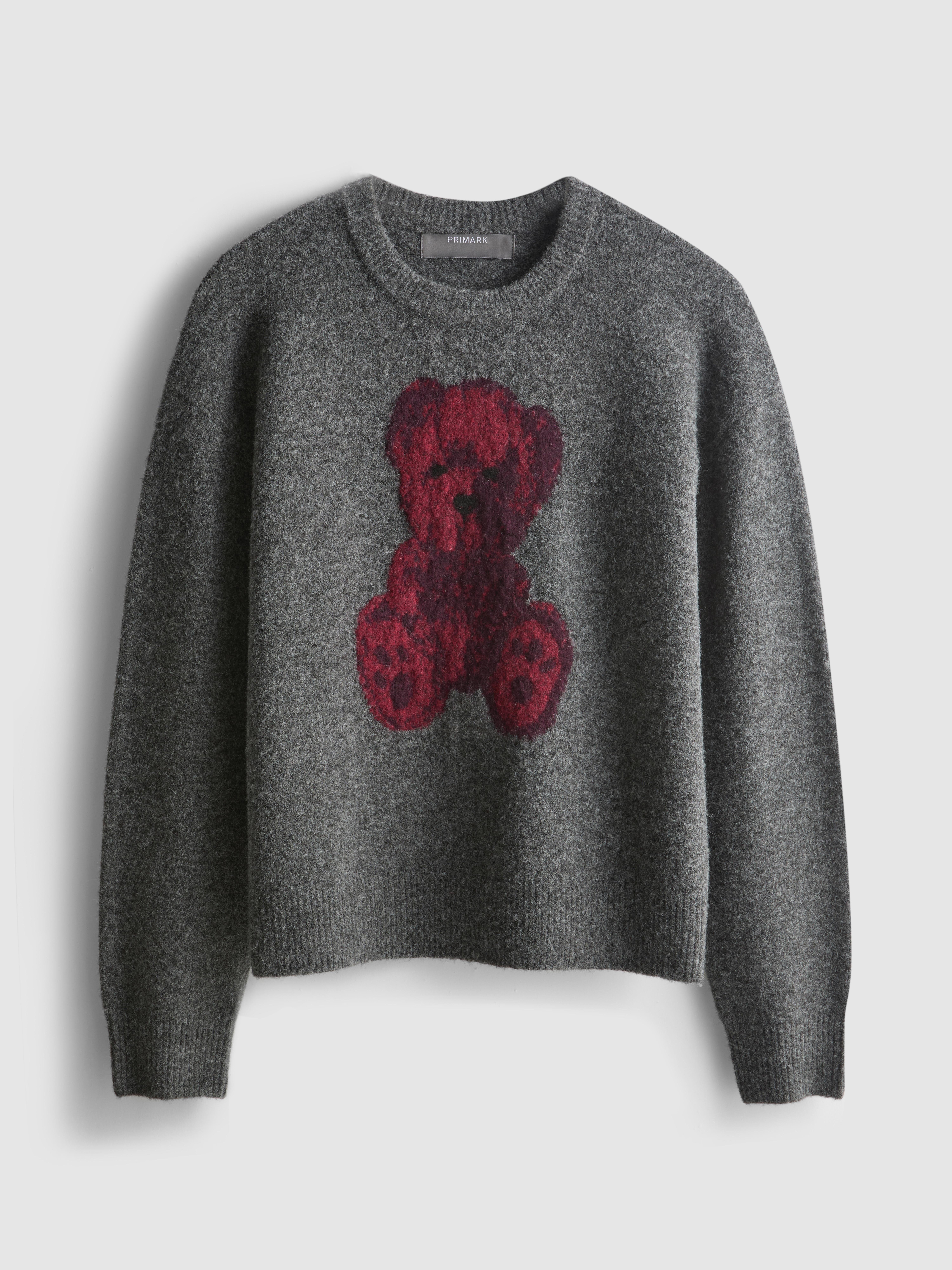 Knitted Crew Teddy Jumper