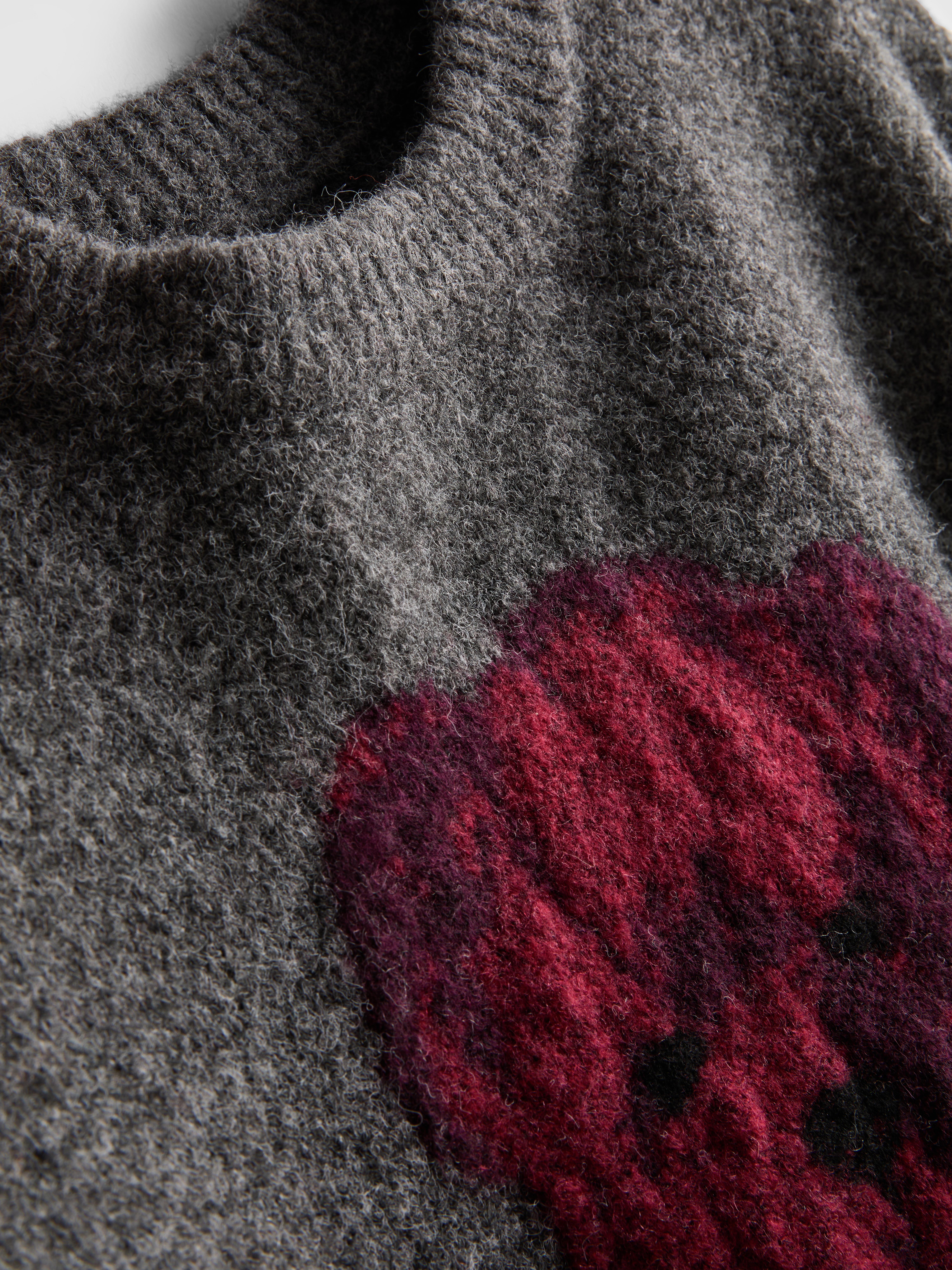 Knitted Crew Teddy Jumper